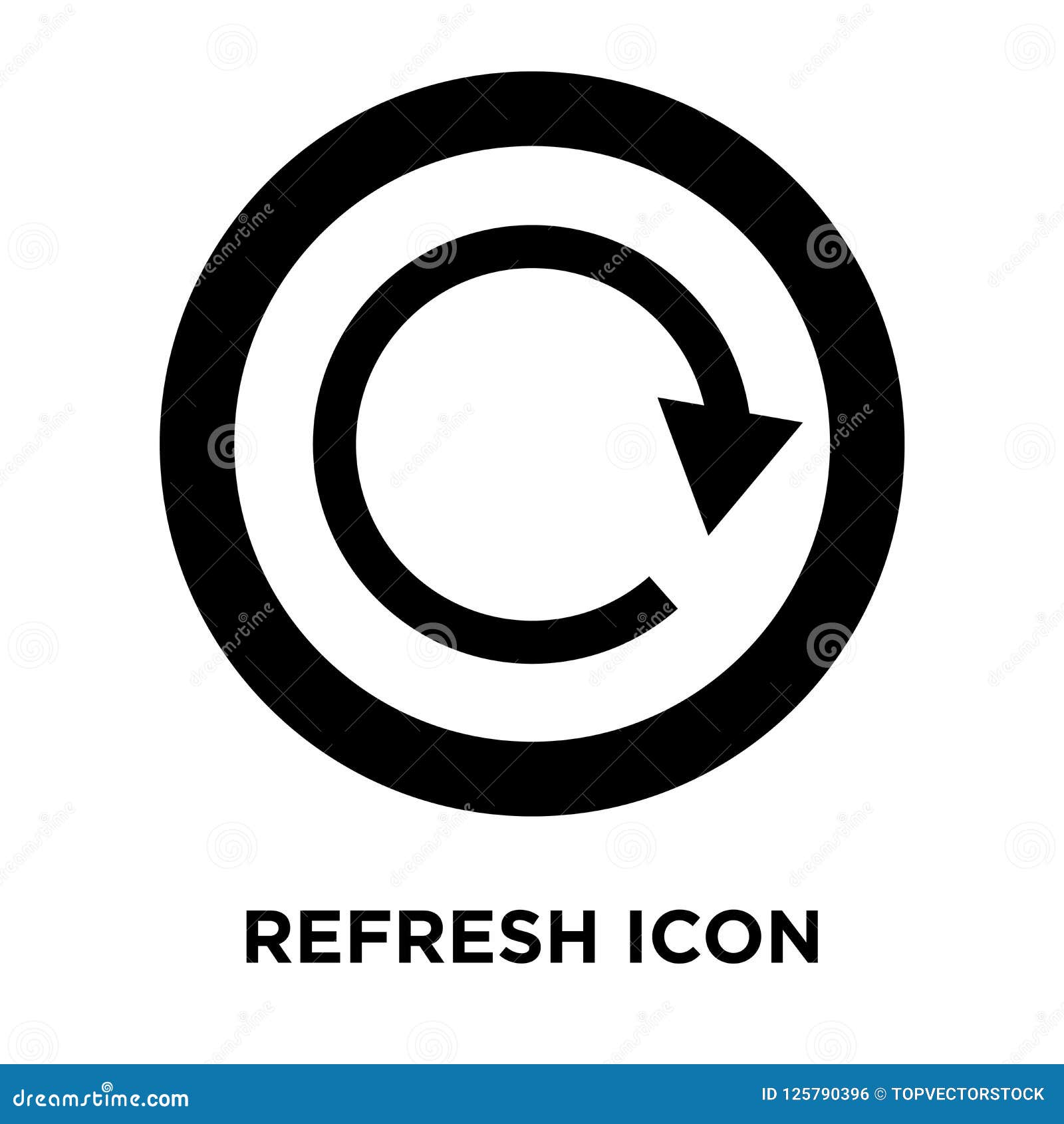Refresh Icon Vector Isolated On White Background Logo Concept O Stock refresh-icon-royalty-free-vector-image-vectorstock