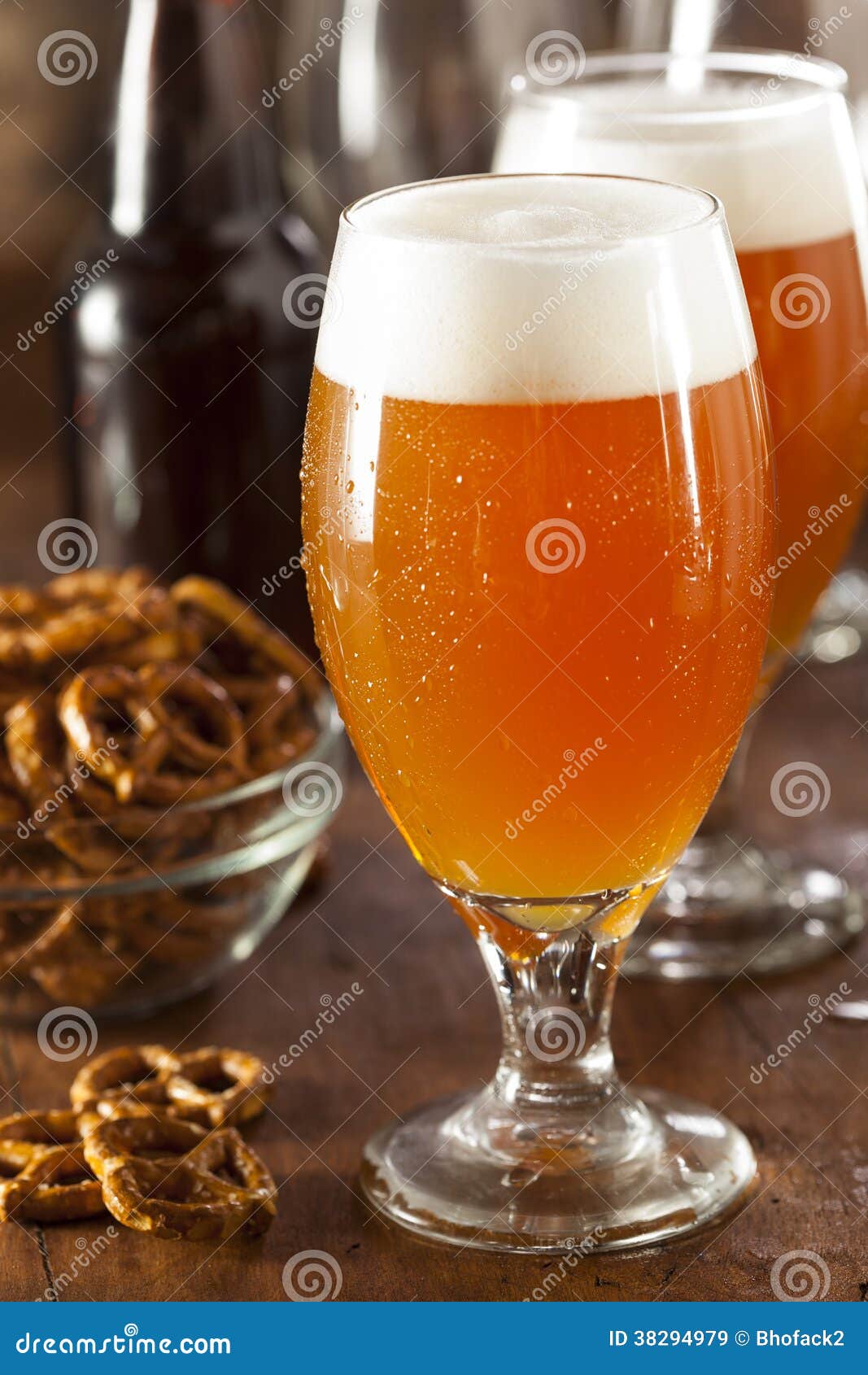 Refreshing Belgian Amber Ale Beer Stock Image Image of hops, alcohol