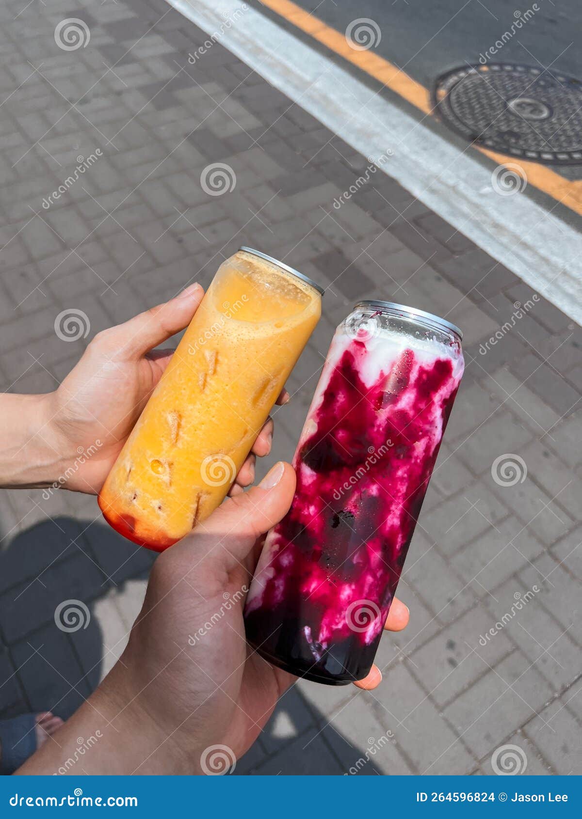 Refreshing Fruit Drinks To Cool Down the Heat Stock Photo Image of