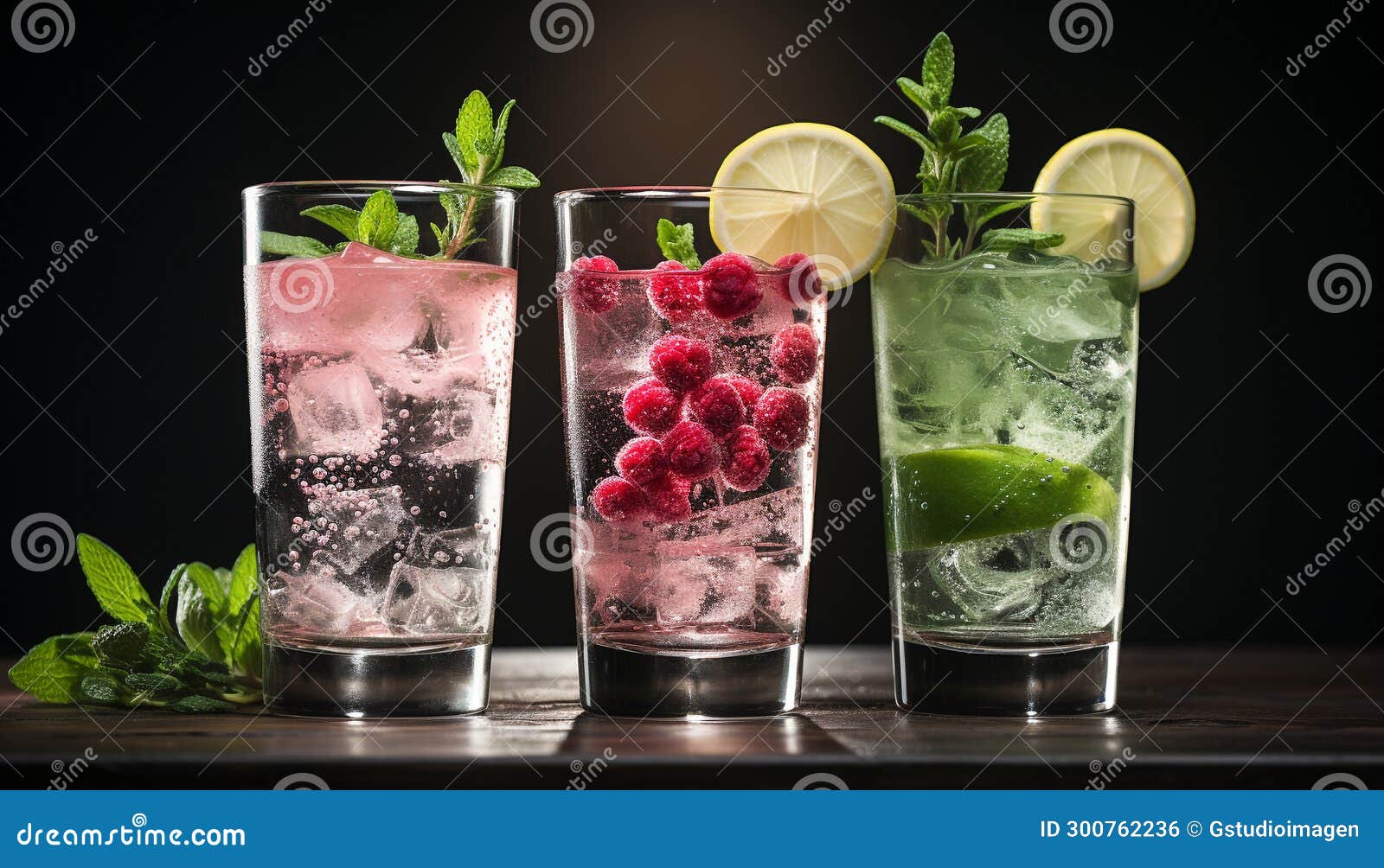 Refreshing Mojito Cocktail with Mint Leaf and Lime Generated by AI