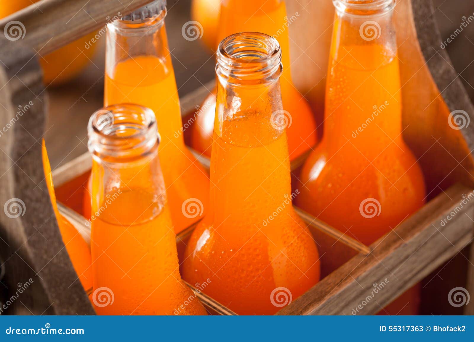 Refreshing Orange Cream Soda Stock Image Image of delicious