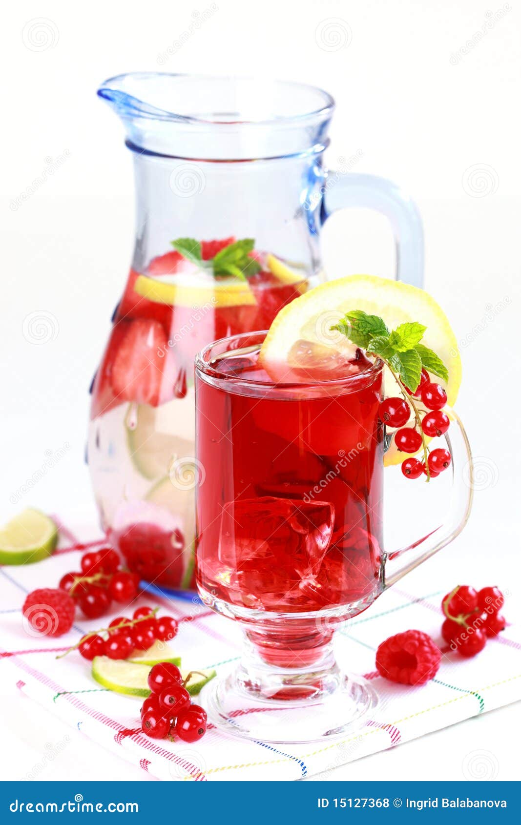 refreshing summer ice tea