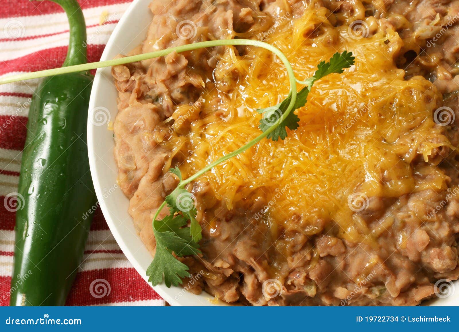 Refried Beans stock photo. Image of jalapeno, spicy, pinto 19722734