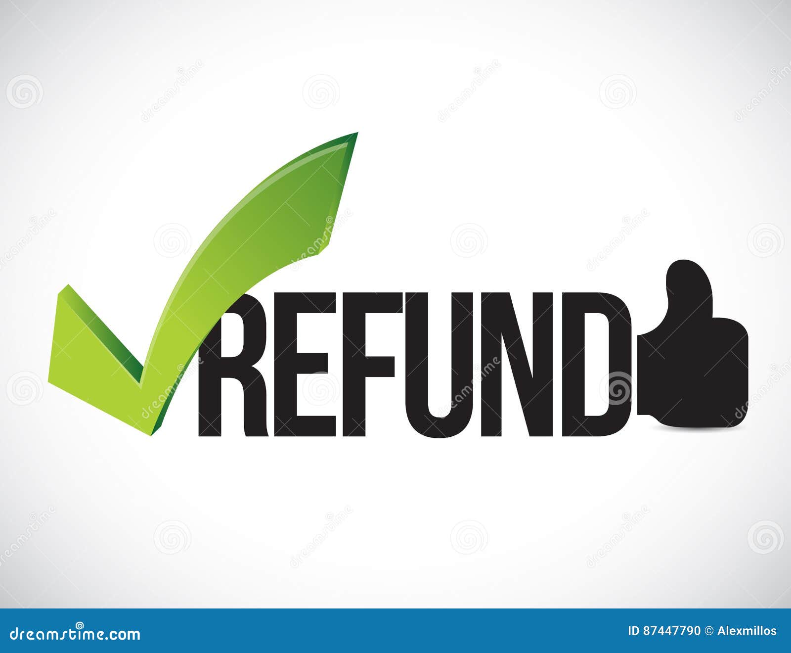 Refund Approved Concept Illustration Graphic Stock Photo Image of