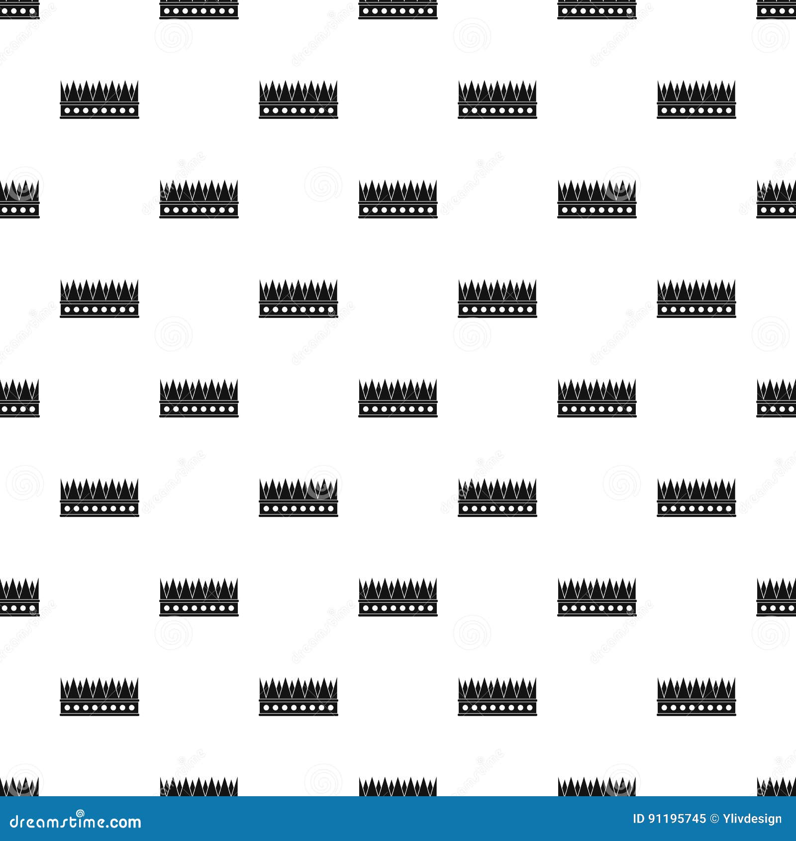 Download Regal crown pattern vector stock vector. Illustration of ...
