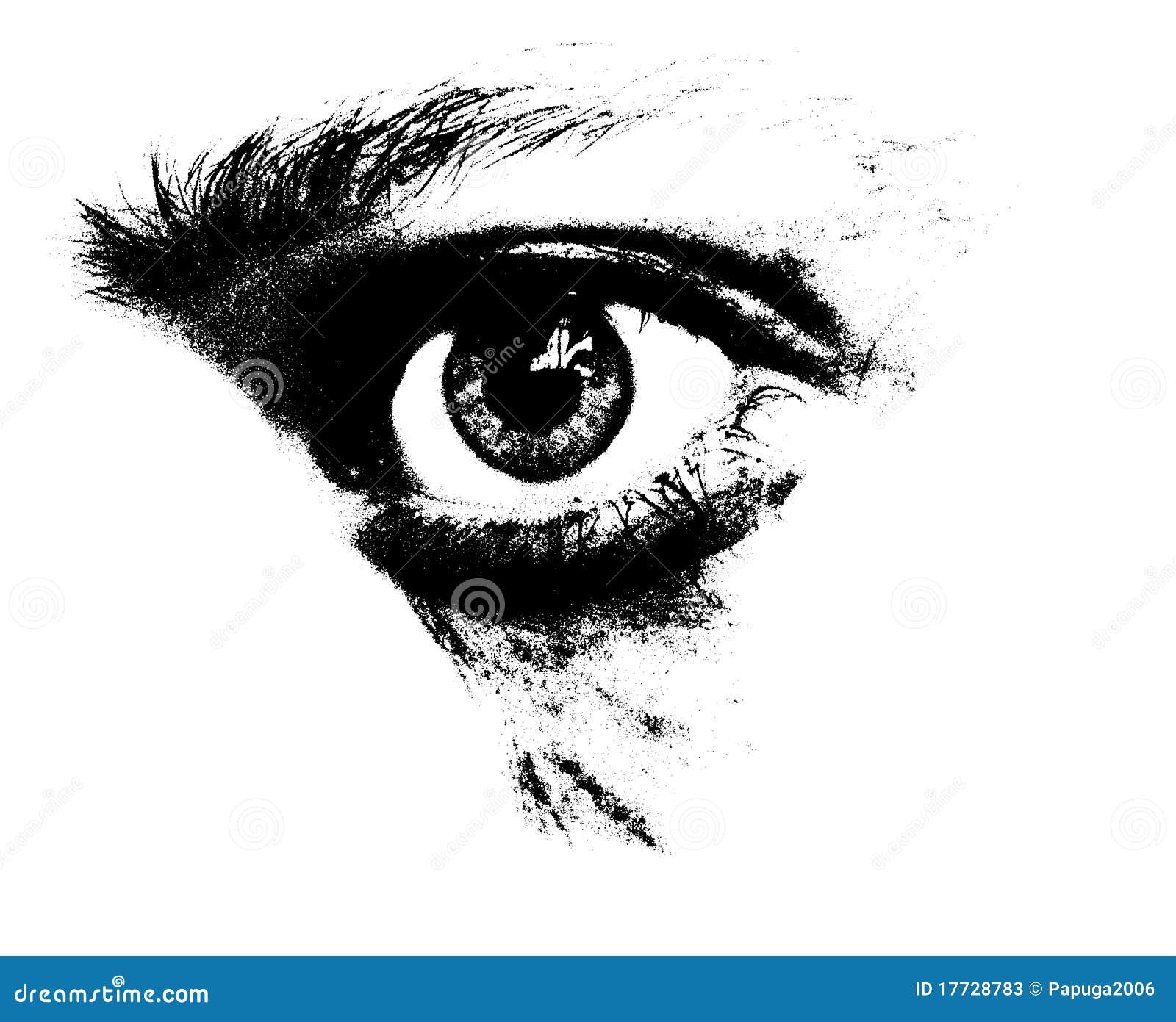 Regard Triste Illustration Stock Illustration Du Artistique