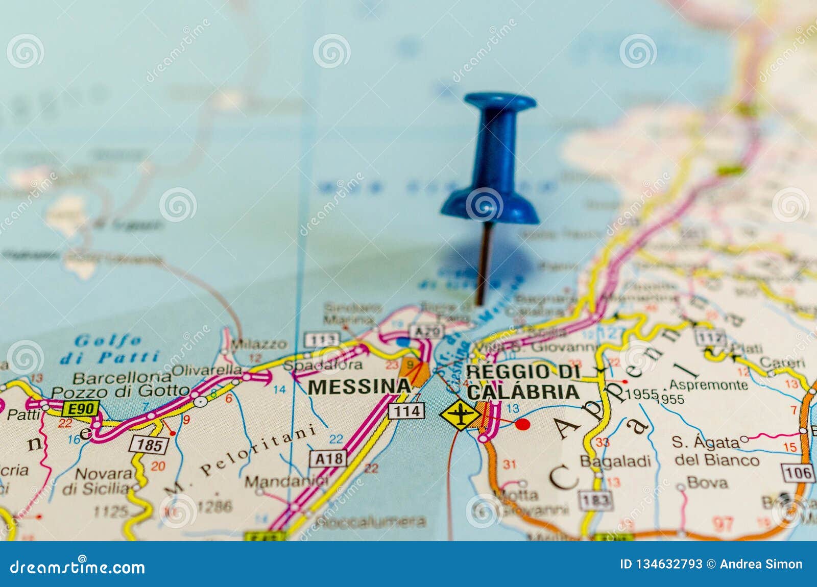 Reggio Calabria Map Photos - Free Royalty-Free Stock Photos from Dreamstime