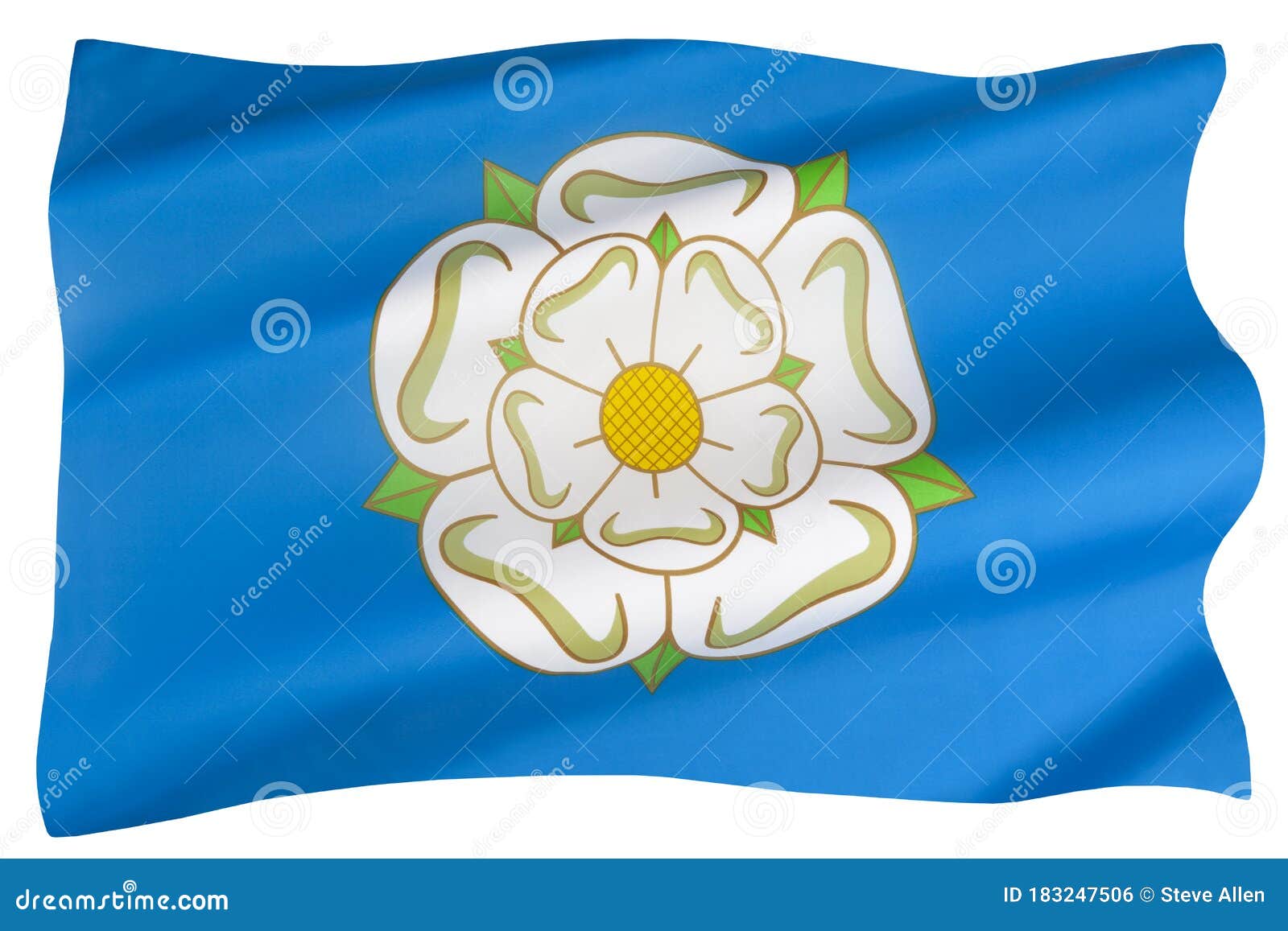 Download The Flag Of Yorkshire - England Stock Photo - Image of ...
