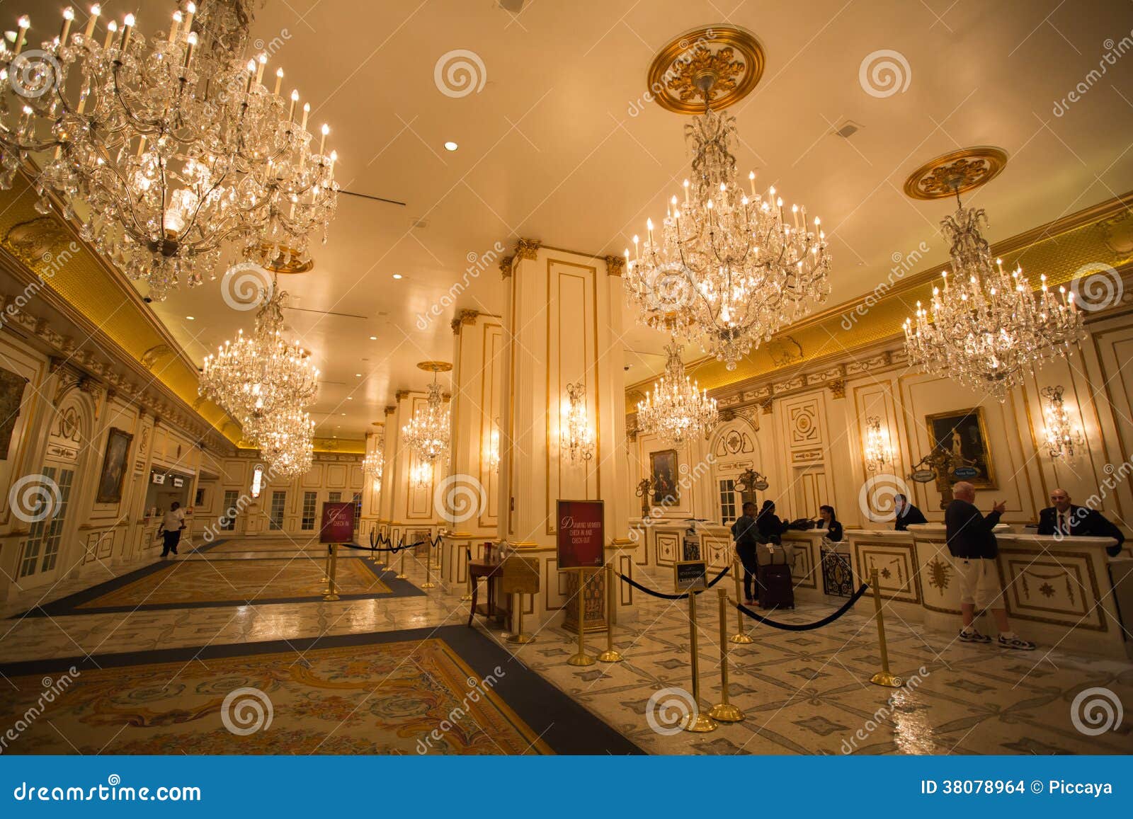 Hotel las vegas paris interior hallway corridor nevada hi-res