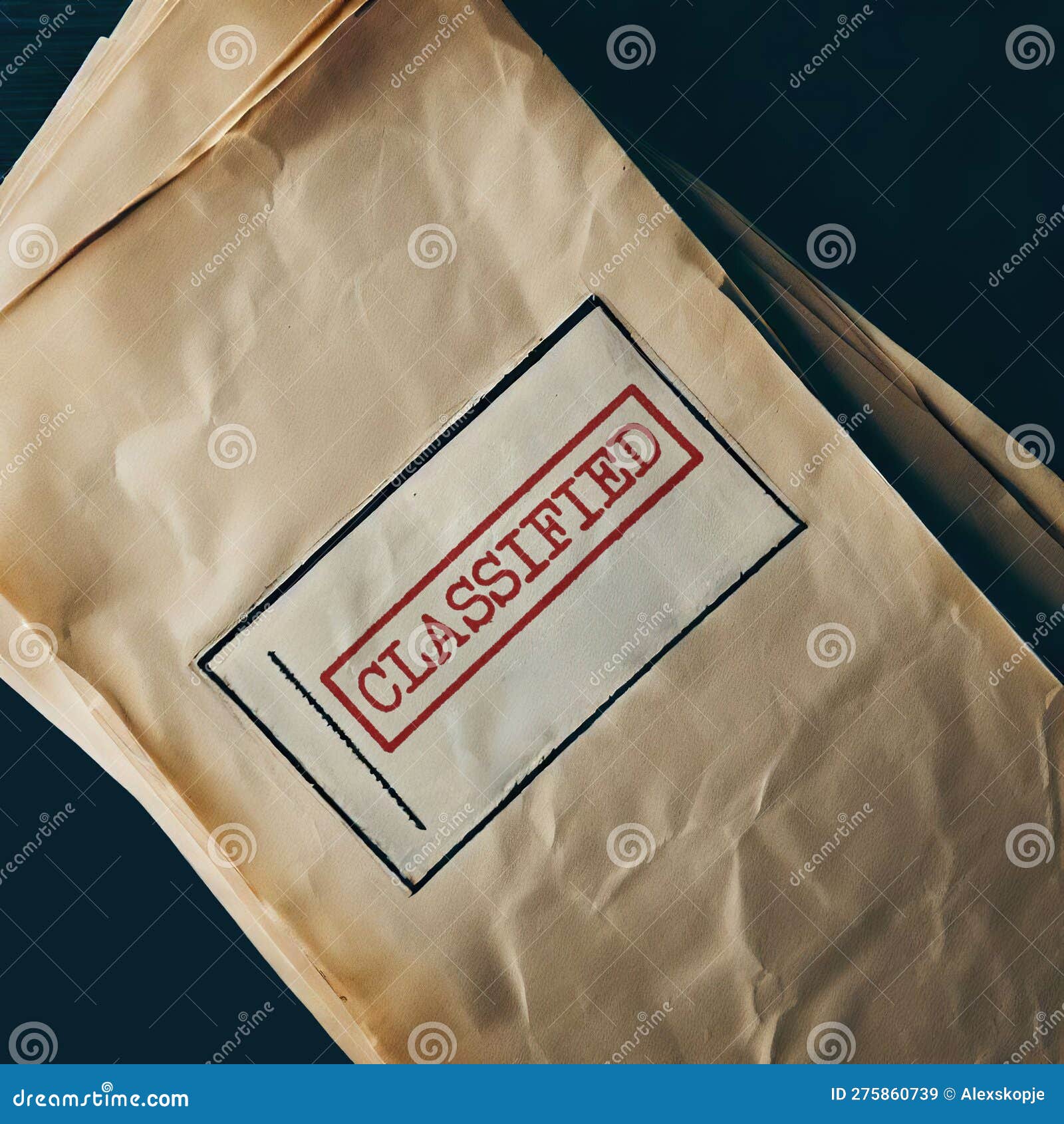 Registro De Documentos Clasificados Stock de ilustración Ilustración