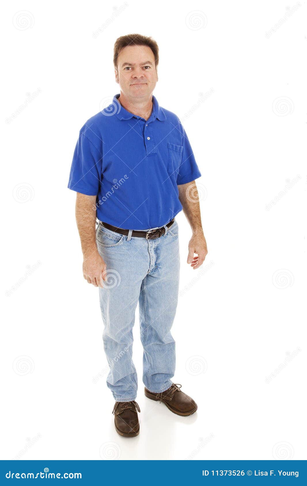 Regular Guy Full Body Stock Photo Image Of Irish Middle 11373526