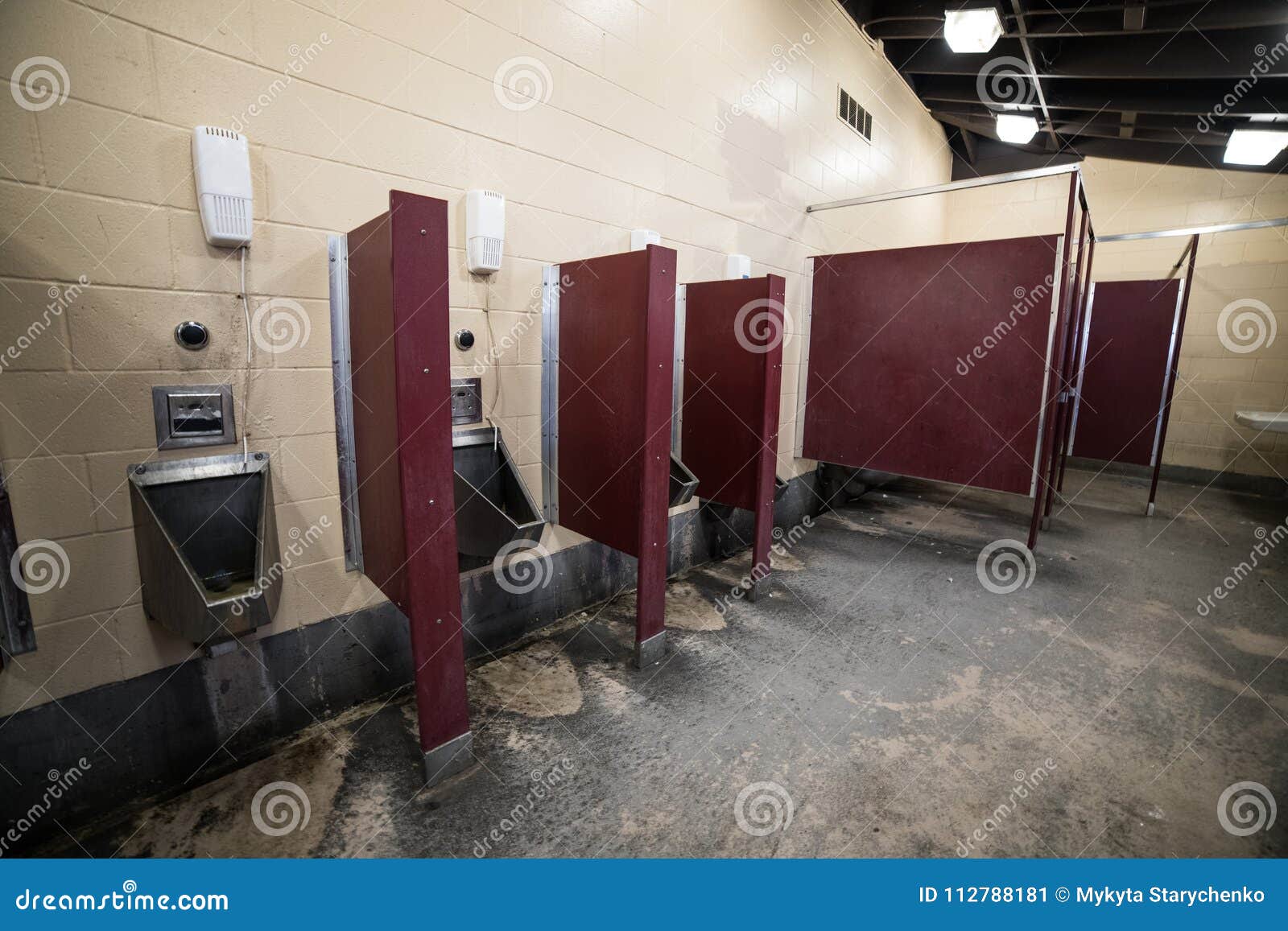 Regular Public Restroom For Men Stock Image Image Of Public Closet
