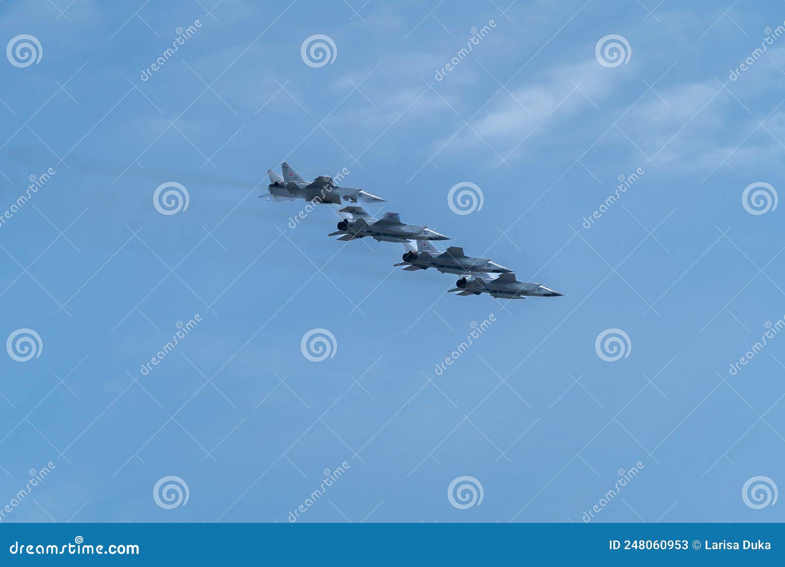 Rehearsal of the Victory Air Parade, Which Took Place on Red Square on ...