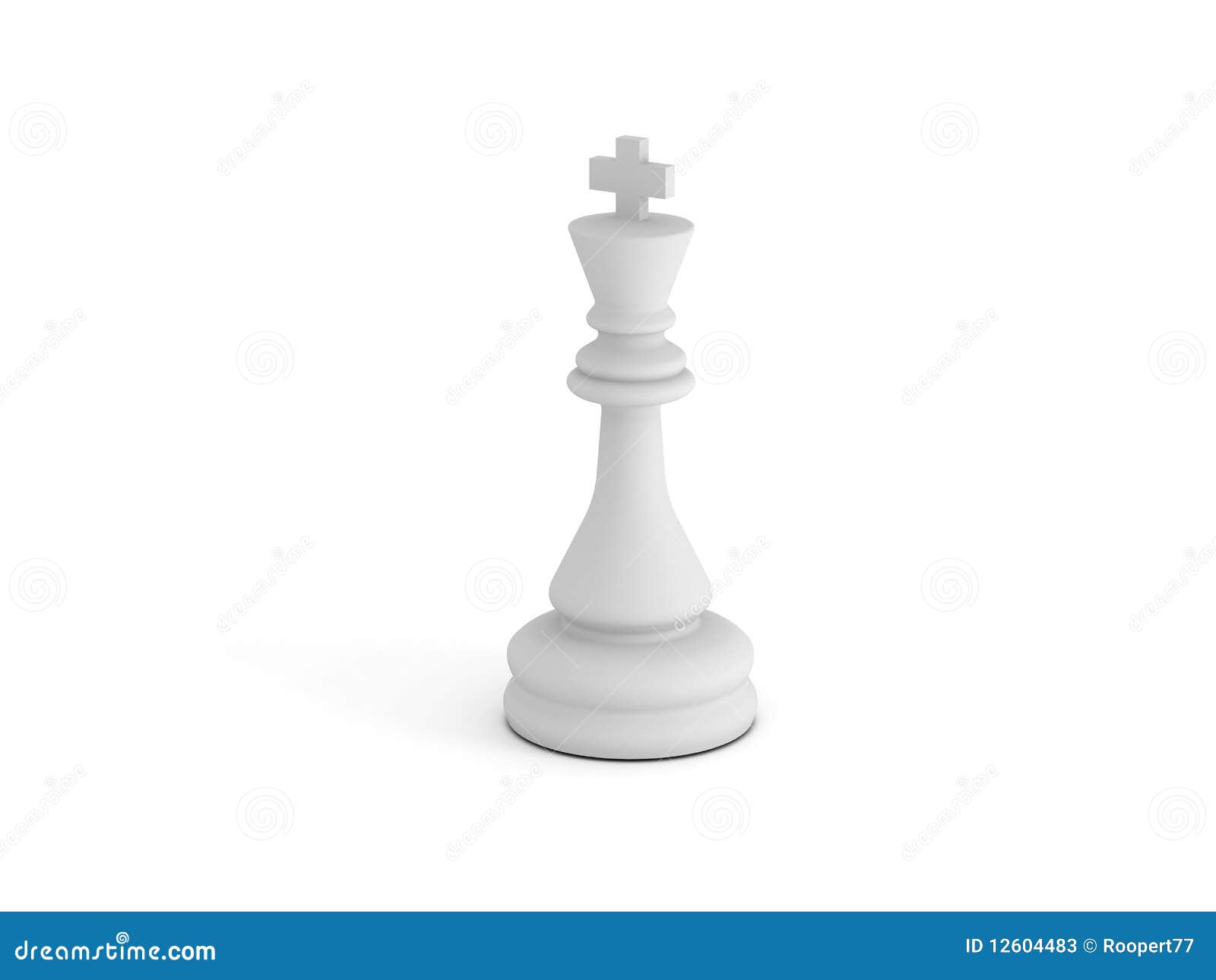 Destruição Rei Xadrez Branco Ilustração Conceitual Checkmate Com