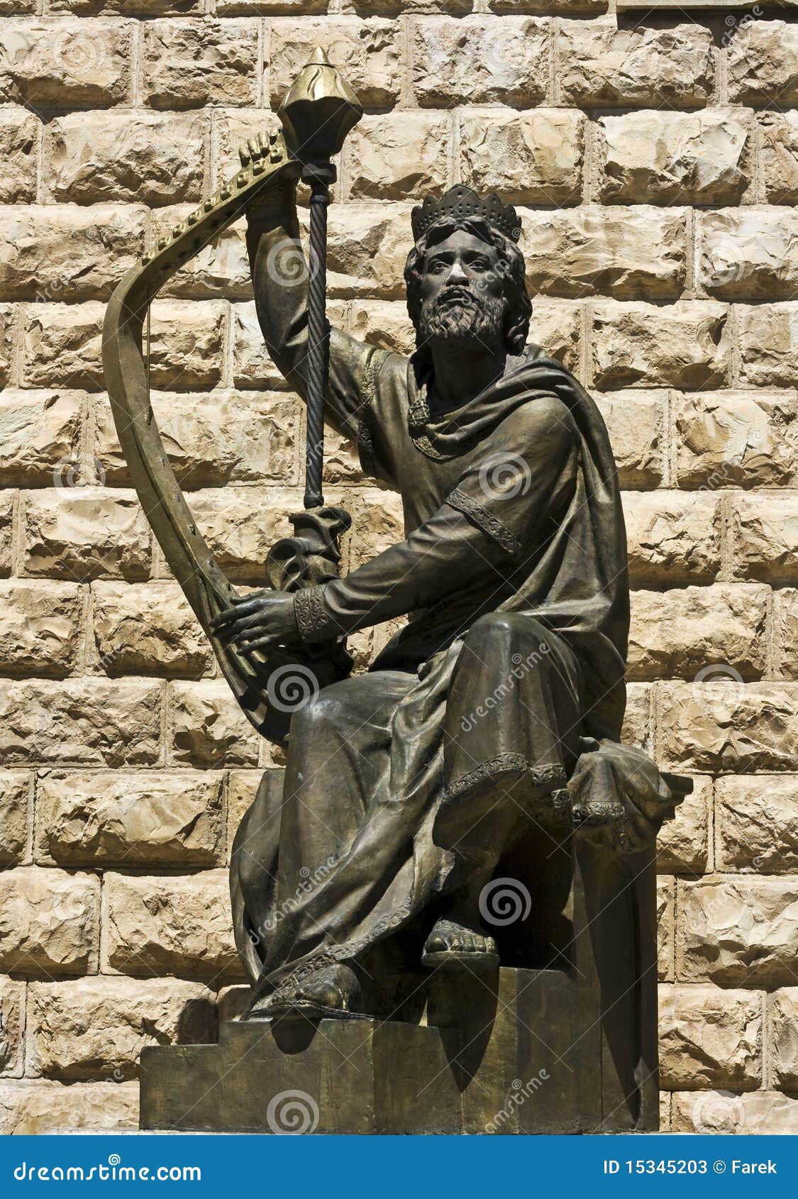 Rei David imagem de stock. Imagem de fundo, cristianismo - 15345203