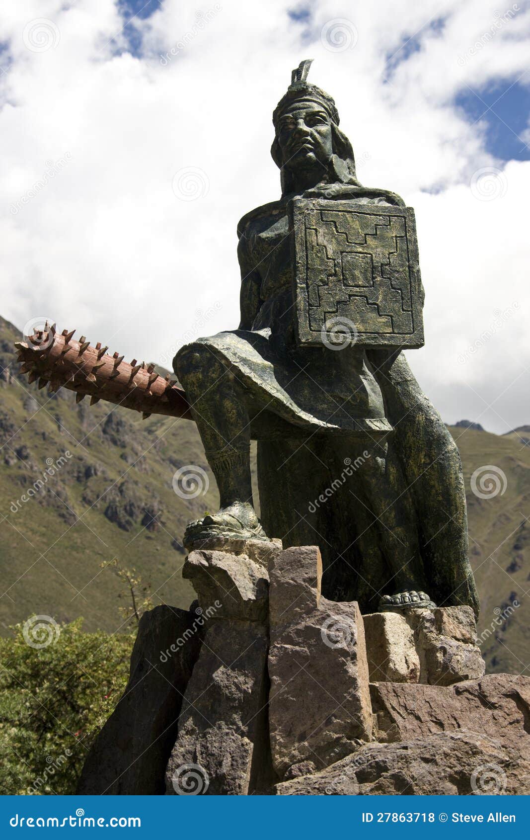 Rei Inca - Ollantaytambo - Peru Foto de Stock - Imagem de andes, montanhas:  27863718, image size:1067x1690