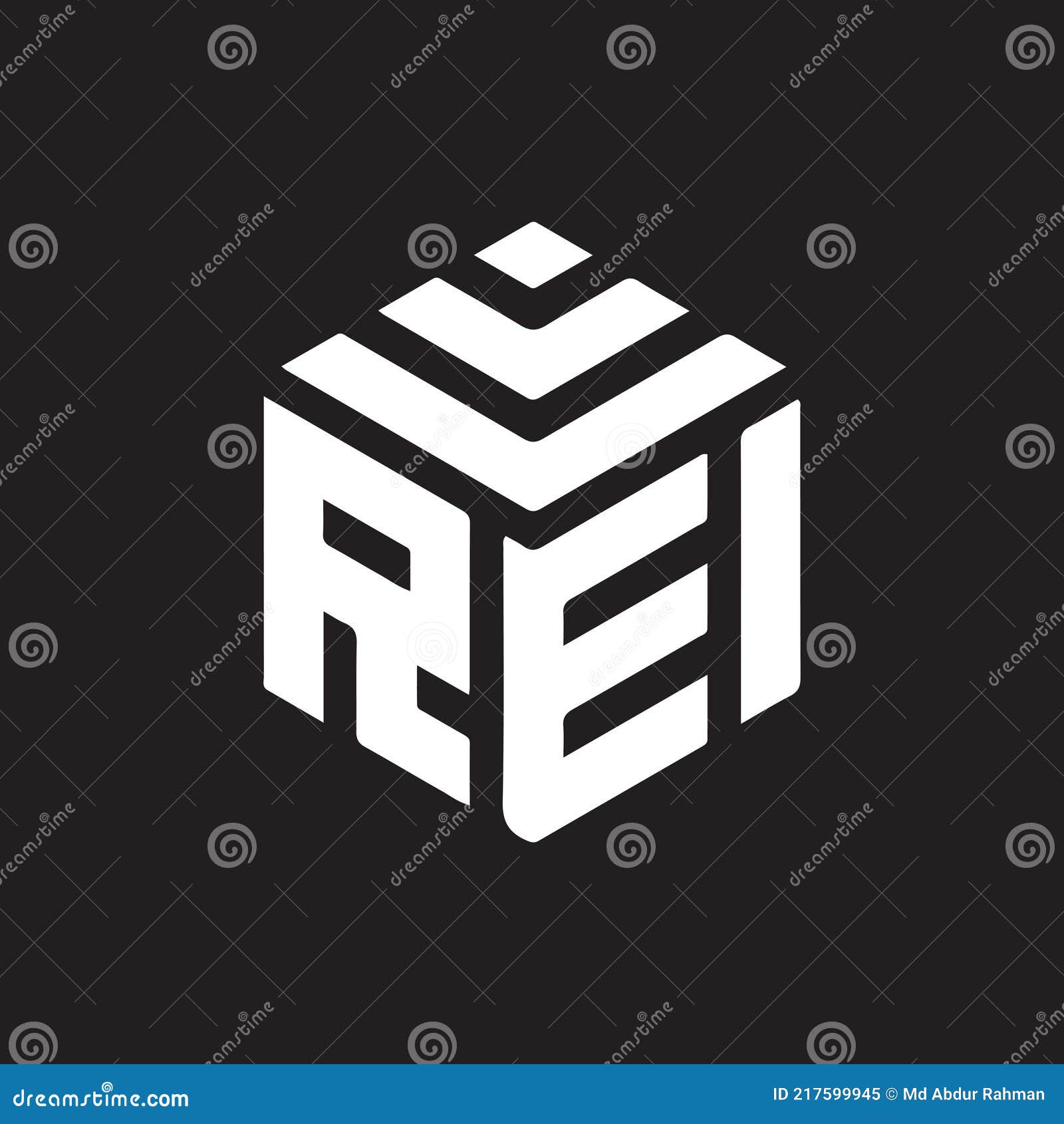 Rei Letter Logo Design On Black Background Rei Creative Initials Letter Logo Concept Rei Letter Design Stock Vector Illustration Of Italic Alphabet