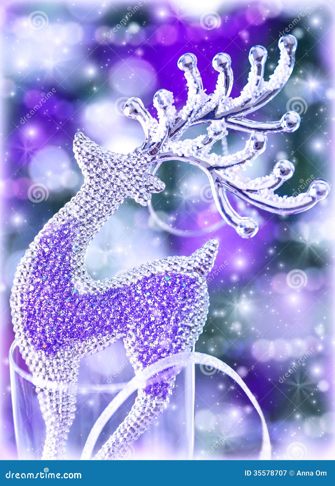 Reindeer Christmas Decoration Stock Image - Image: 35578707