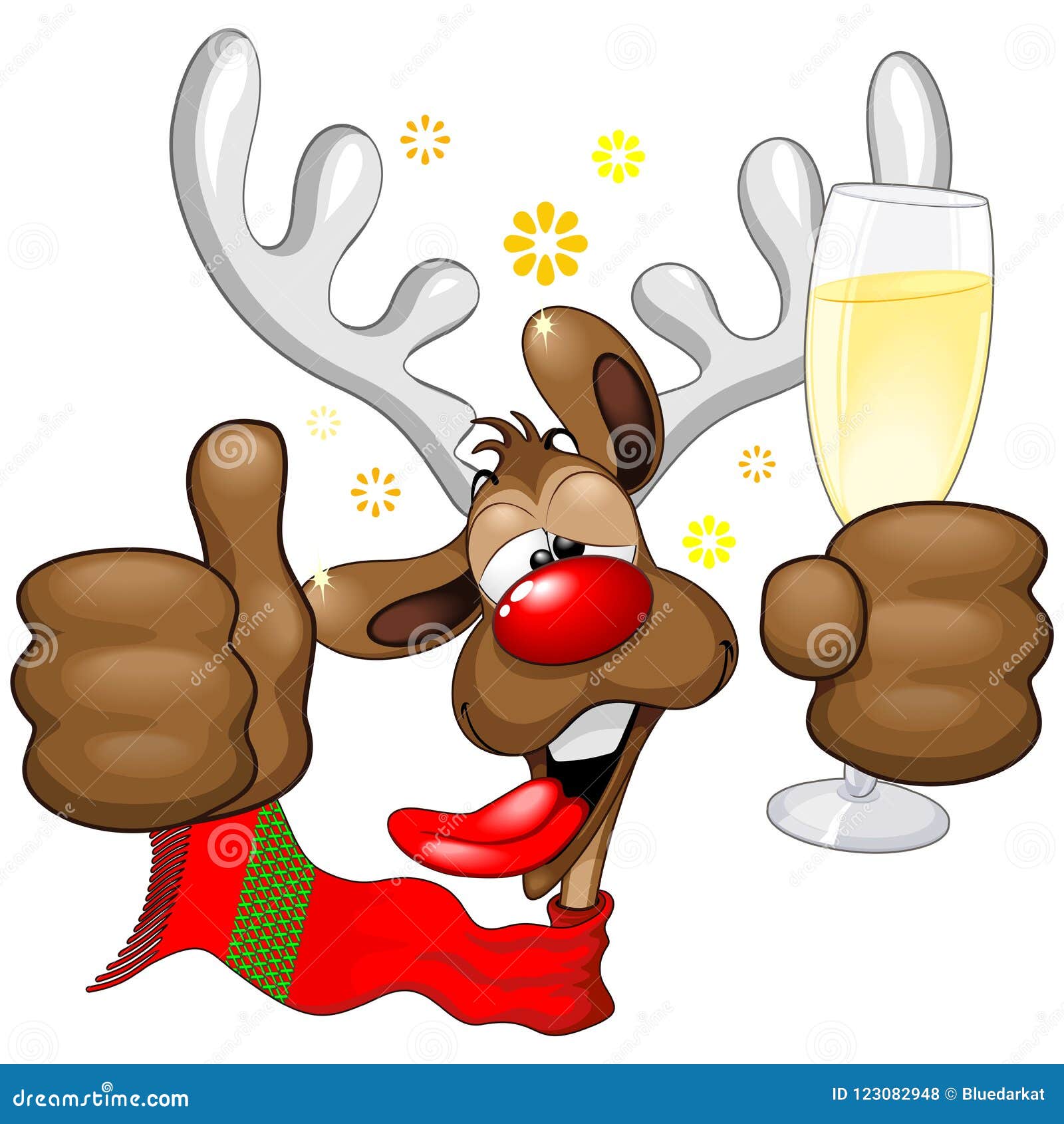 Christmasreindeer Clipart And Illustrations