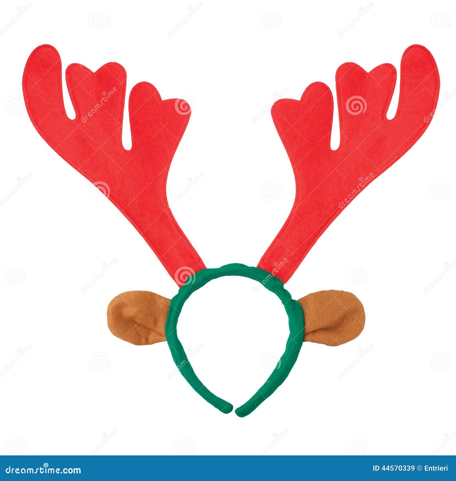 Reindeer horns headband stock image. Image of reindeer 44570339