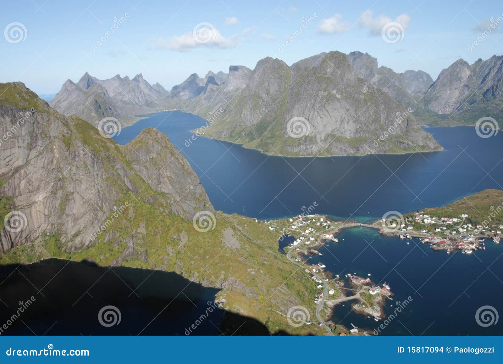reinefjord from of reinebringen