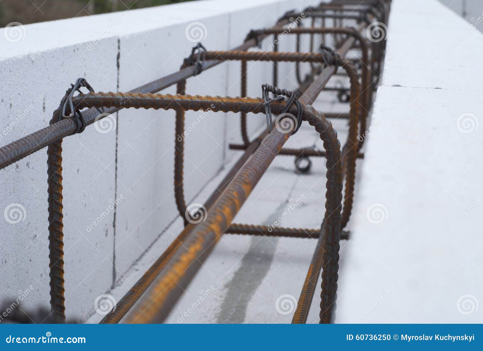 Reinforcing Cage With Joining Longitudinal And Transverse Reinforcement