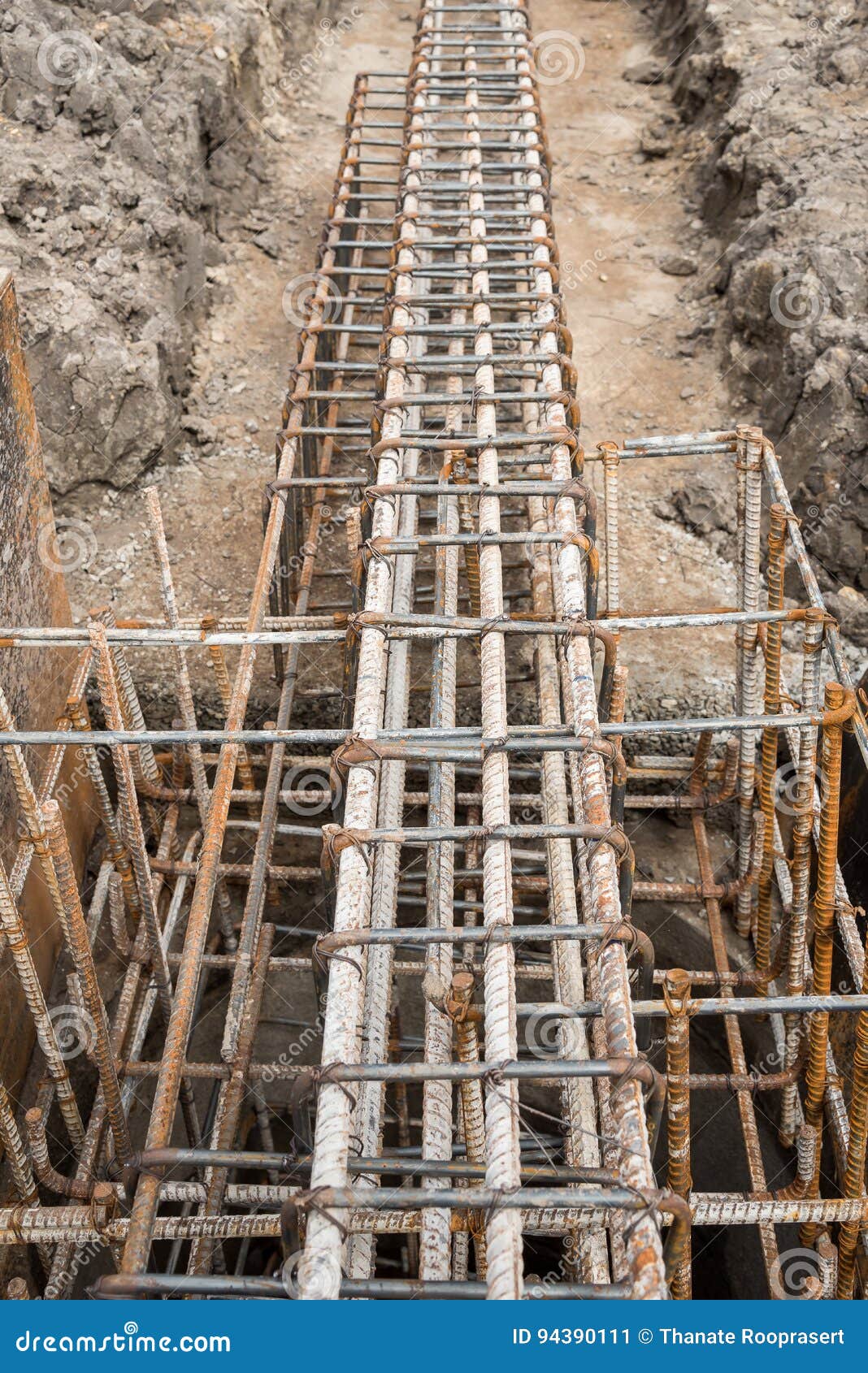 Reinforcing Steel Bars for Building. Stock Image Image of bars
