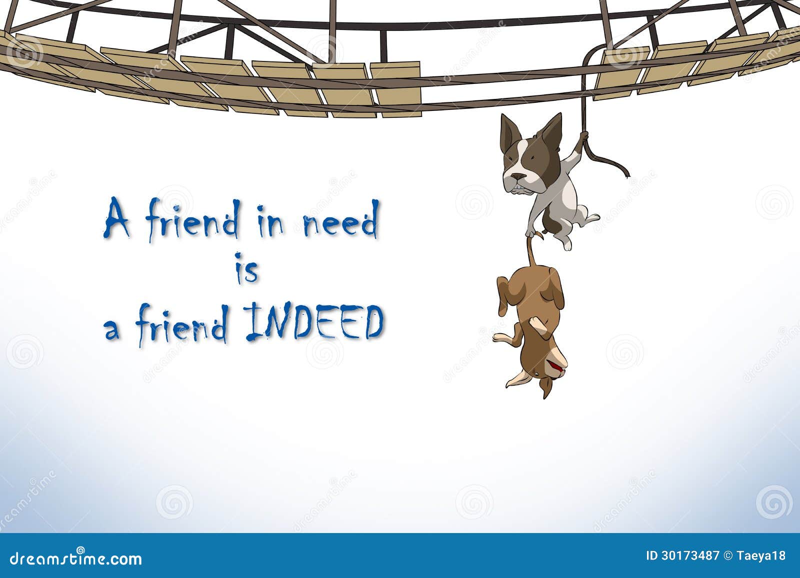 Resultado de imagen de a friend in need is a friend indeed español