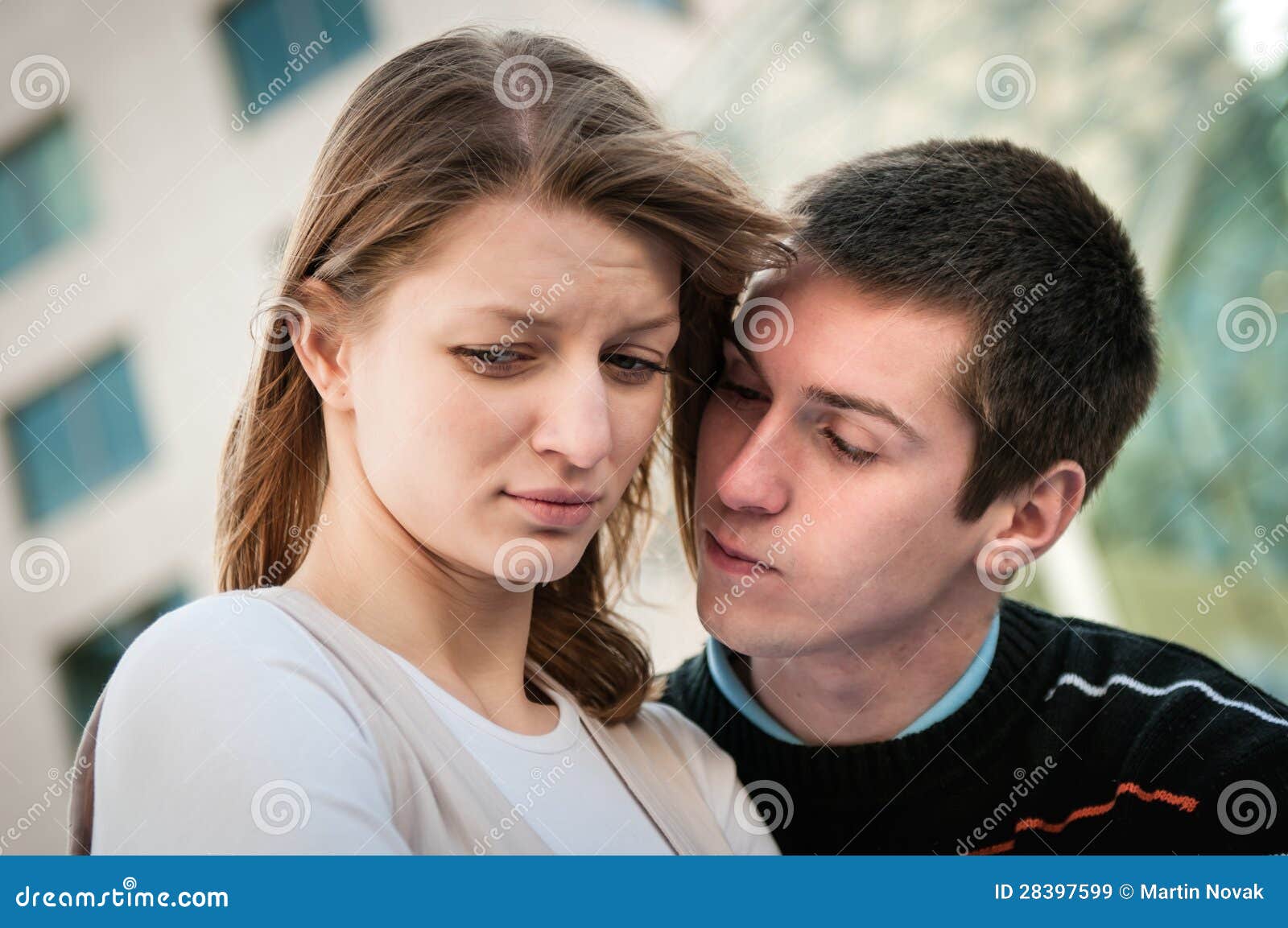 Relationship Problem - Couple Portrait Stock Image - Image of dislike ...