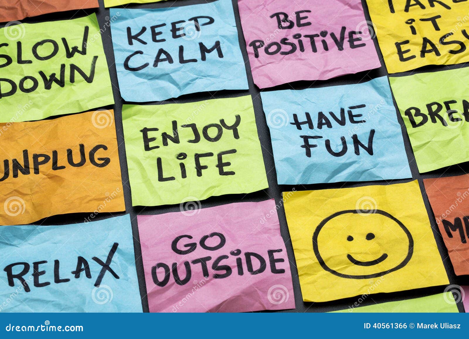 Relax, Keep Calm, Enjoy Life Stock Photo - Image of motivation ...