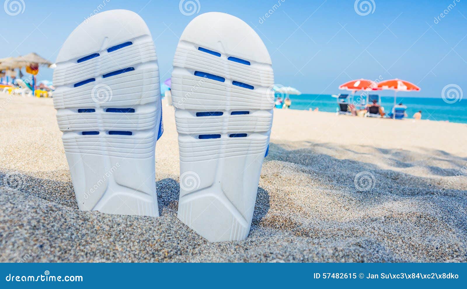 Relax Time on Spanish Seashore Stock Image Image of beach, spain