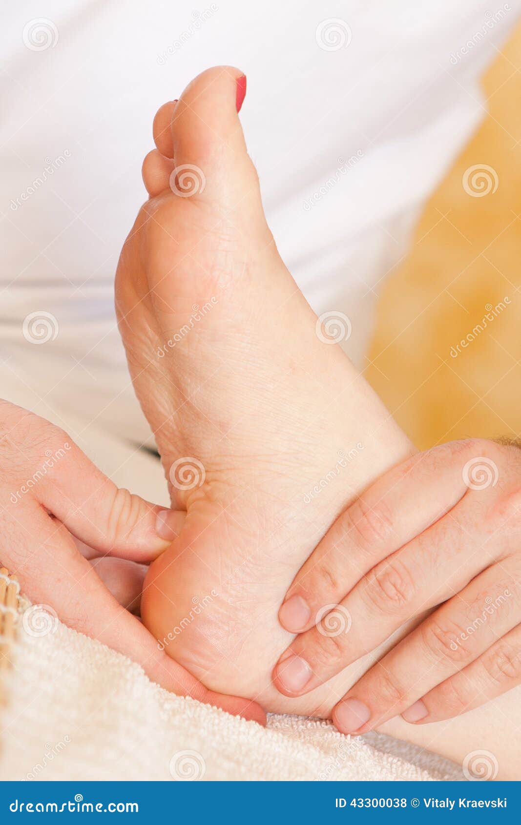 Relaxation Foot Massage stock photo. Image of close, body 43300038