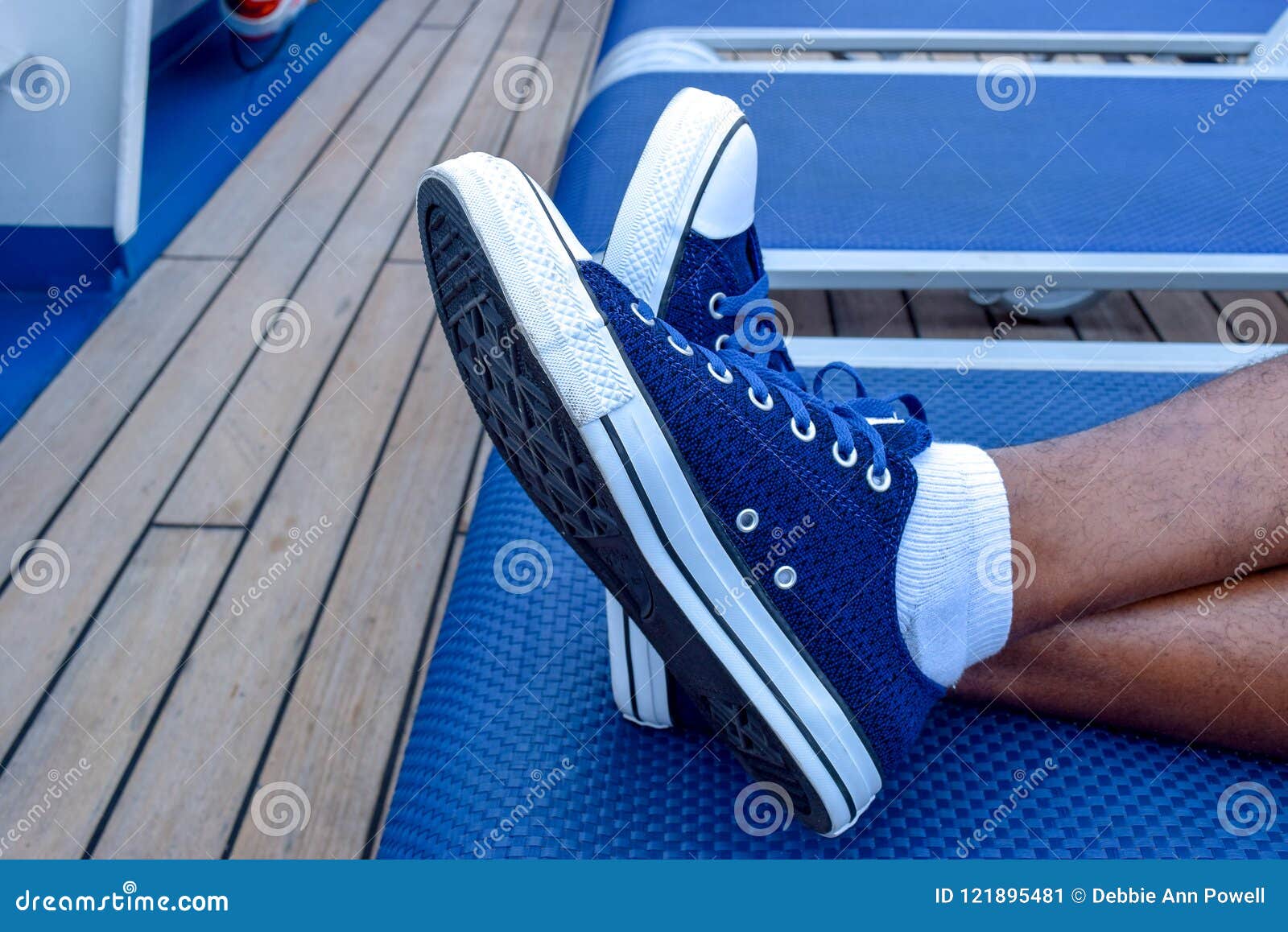 Male Feet Wearing in White Socks and Sneakers Jumping. Stock Photo - Image  of african, fast: 160578836