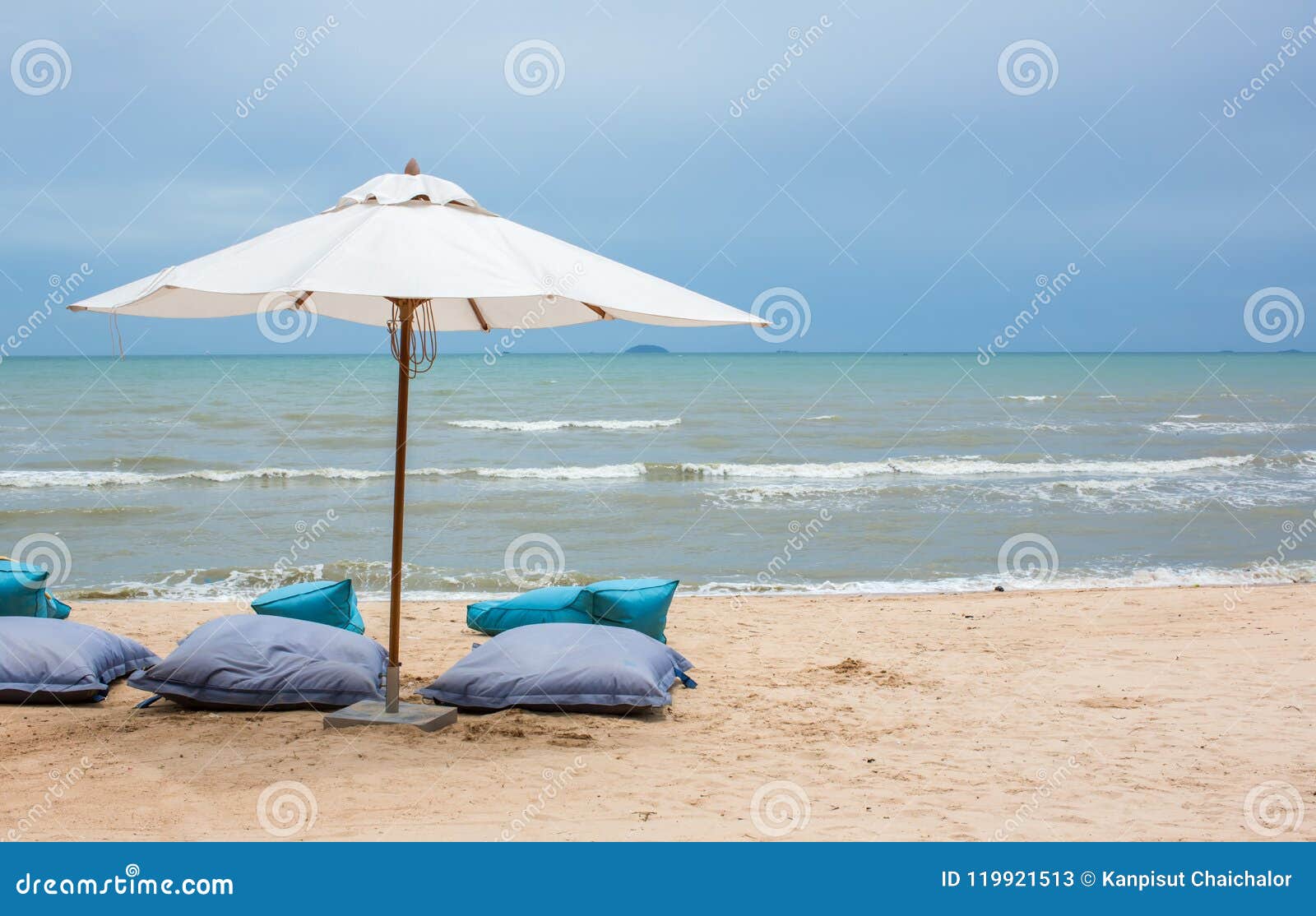 Relaxing Chairs on the Sea Beach. Sunbathe Relax. Rest in the Holiday ...