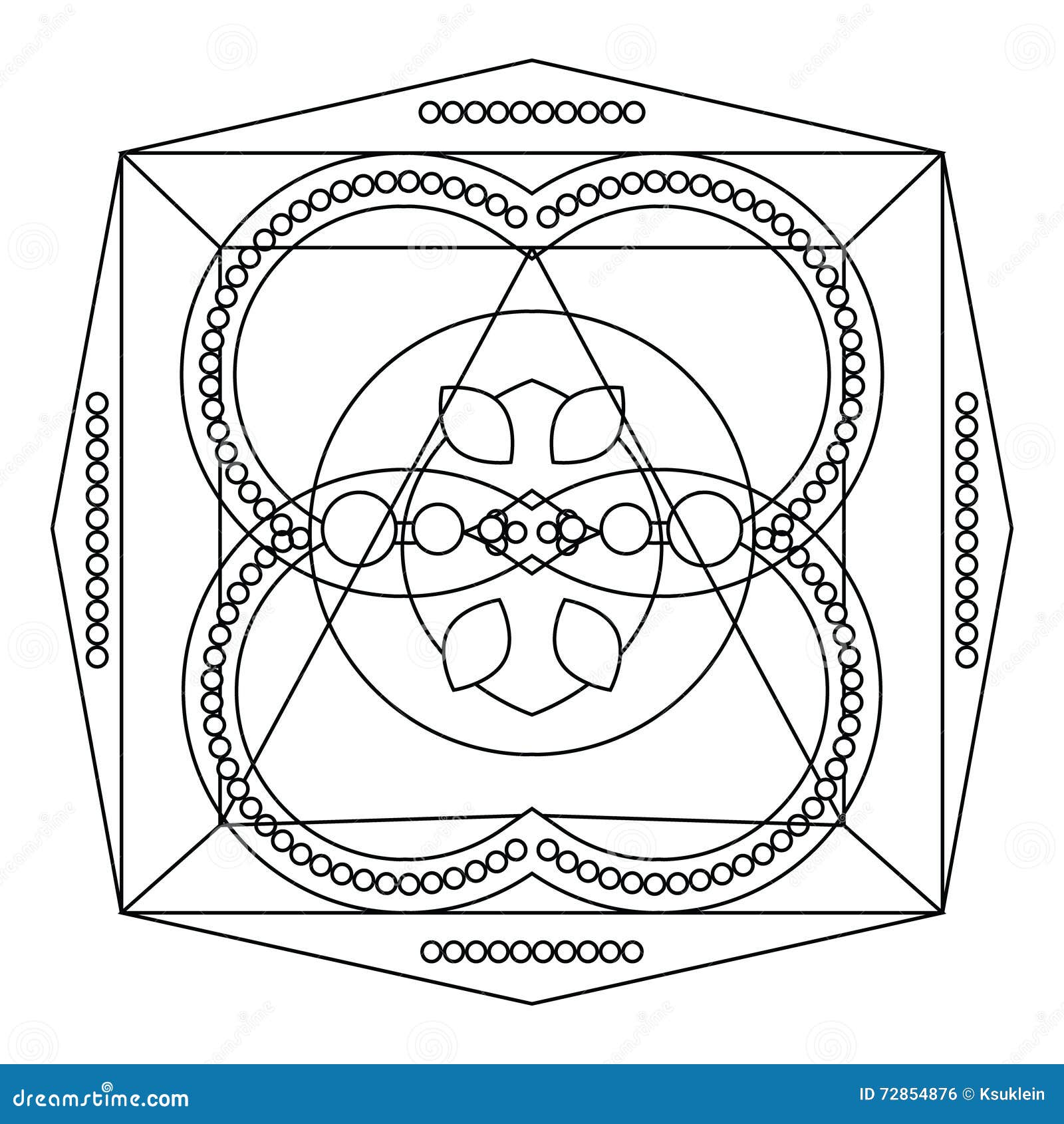 Relaxing coloring page with mandala for kids and adults art therapy meditation coloring book Fantasy graphic