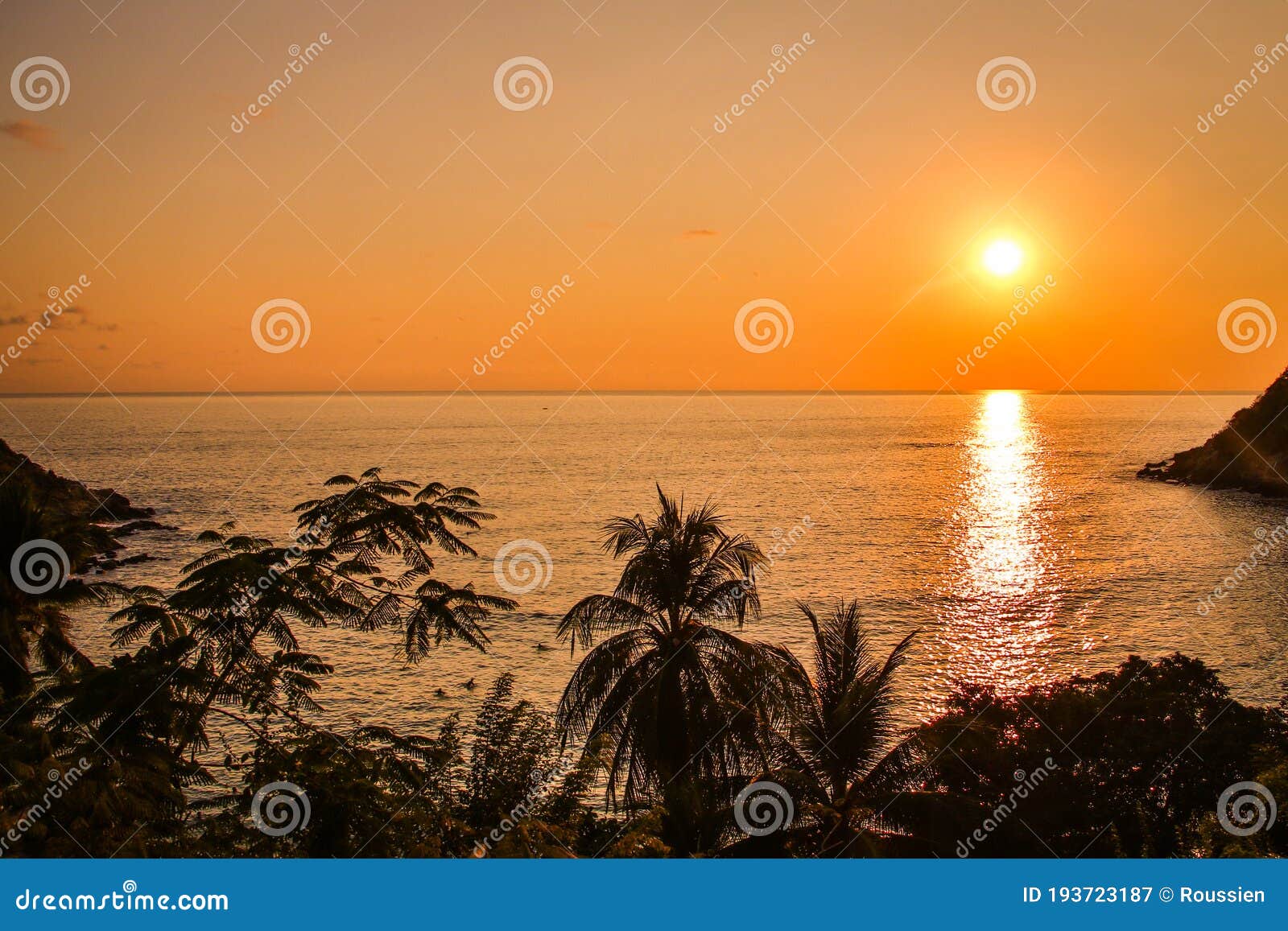 relaxing evening on zipolite beach in mexican state of oaxaca