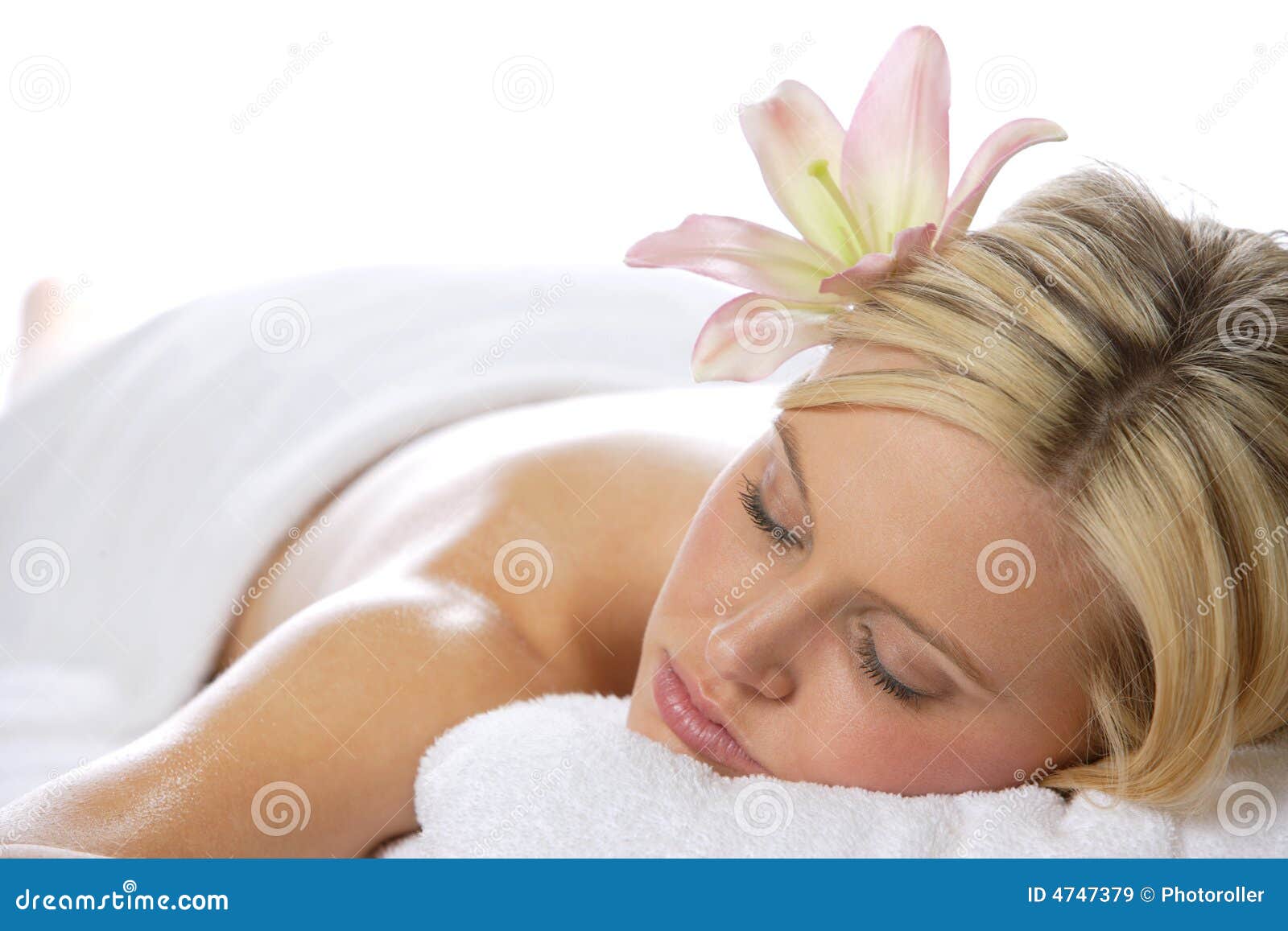 Relaxing After A Massage Stock Image Image Of Lifestyle 4747379