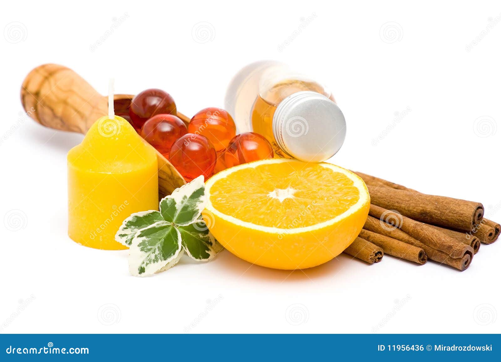 Relaxing orange spa stock photo. Image of luxury, container 11956436