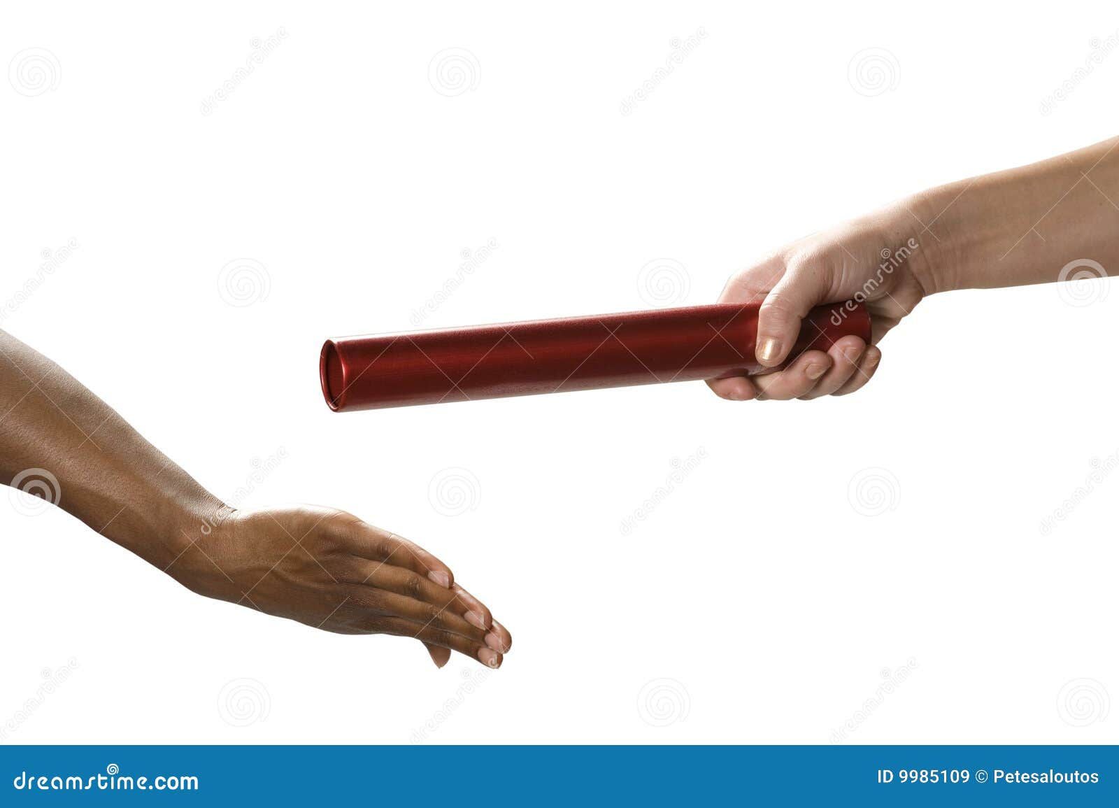 relay baton handoff