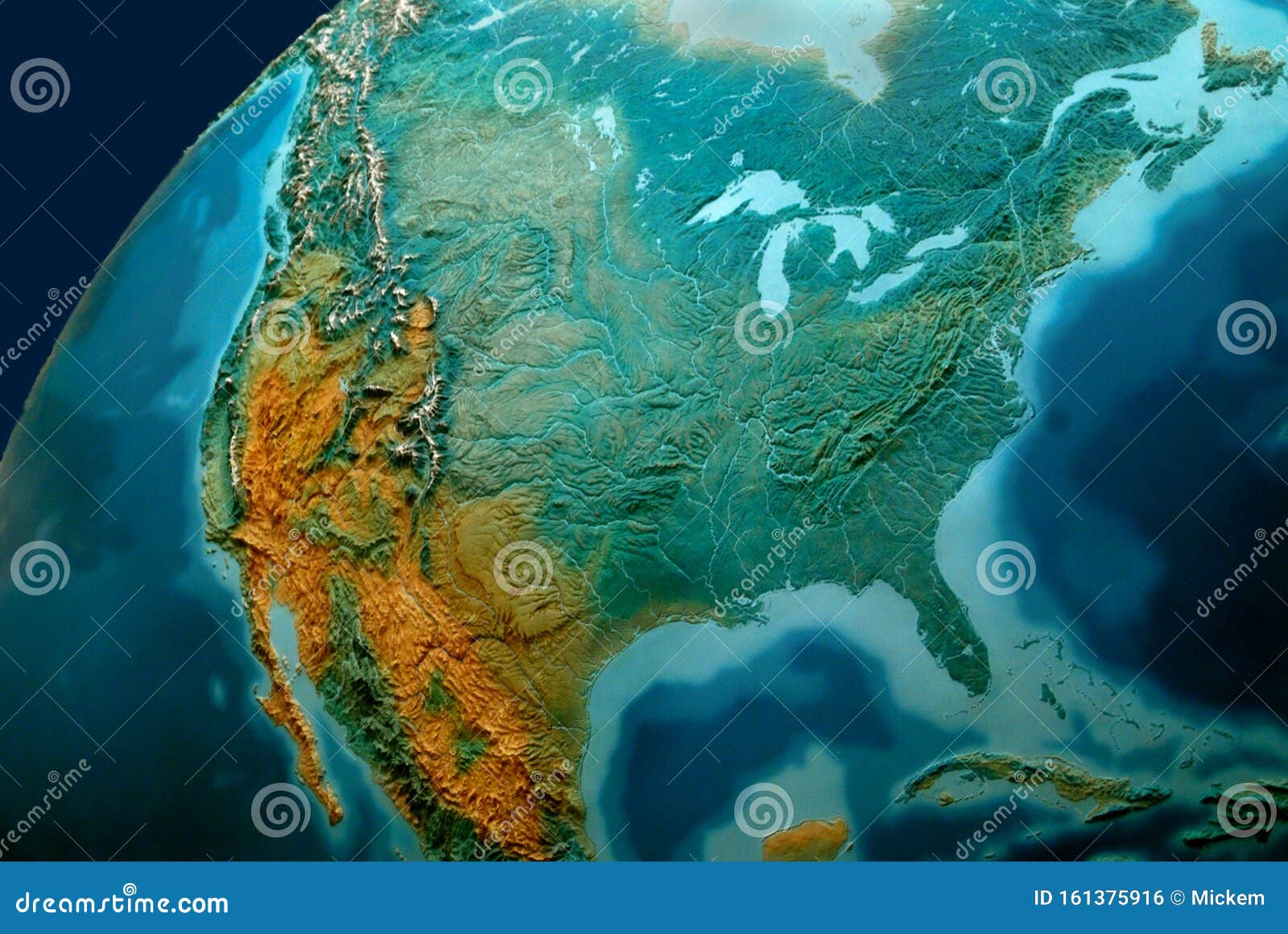 relief globe planet earth north america