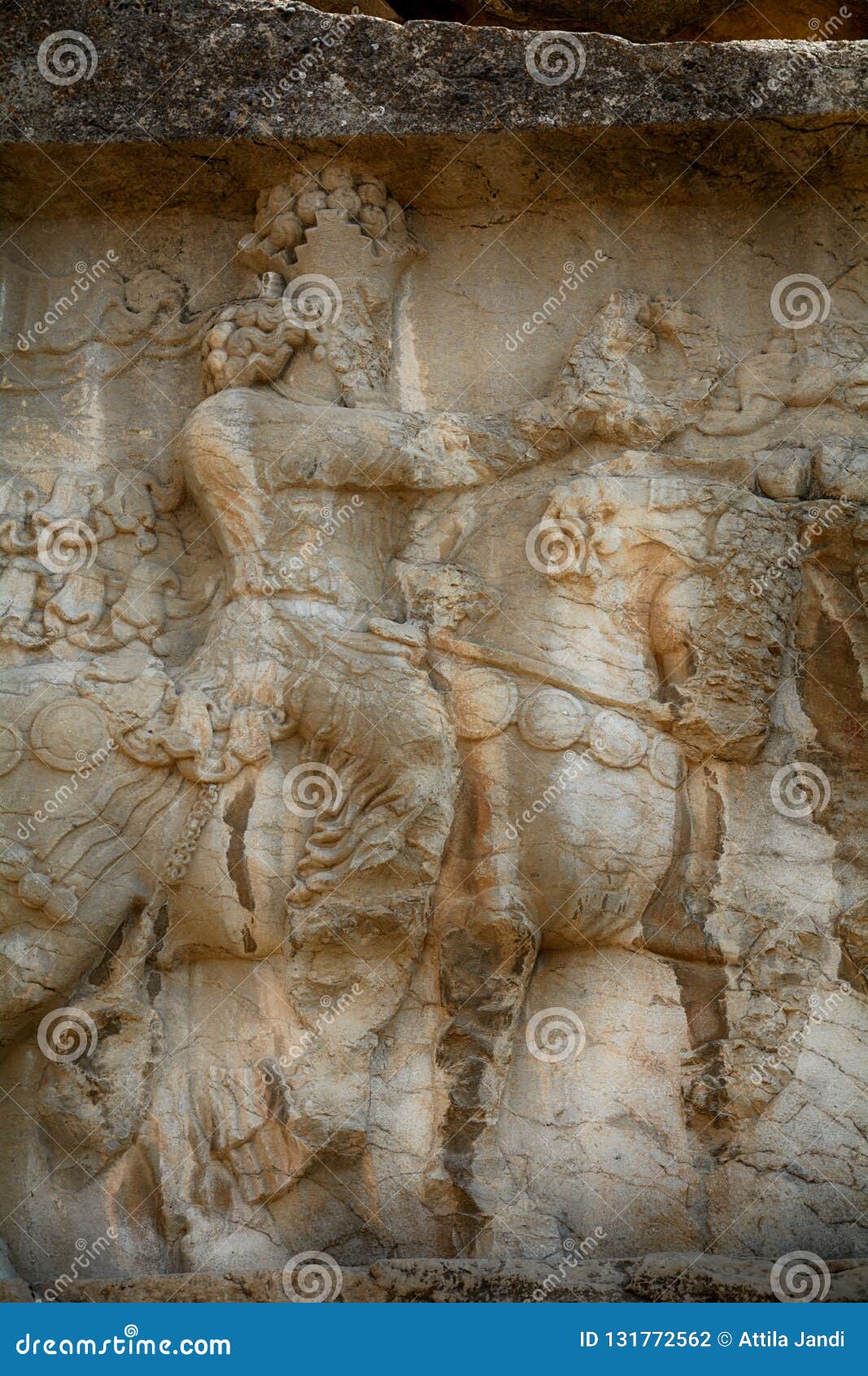 sasanian relief, naqsh-e rajab, iran
