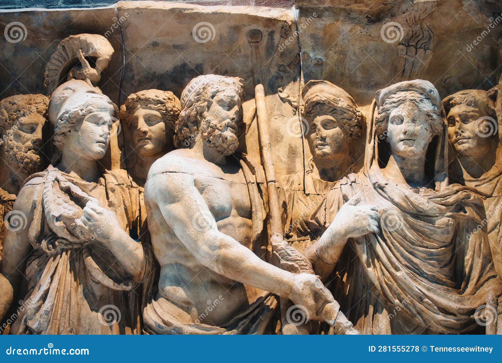 Relief Sculptures from the Arch of Trajan, an Ancient Roman Triumphal ...