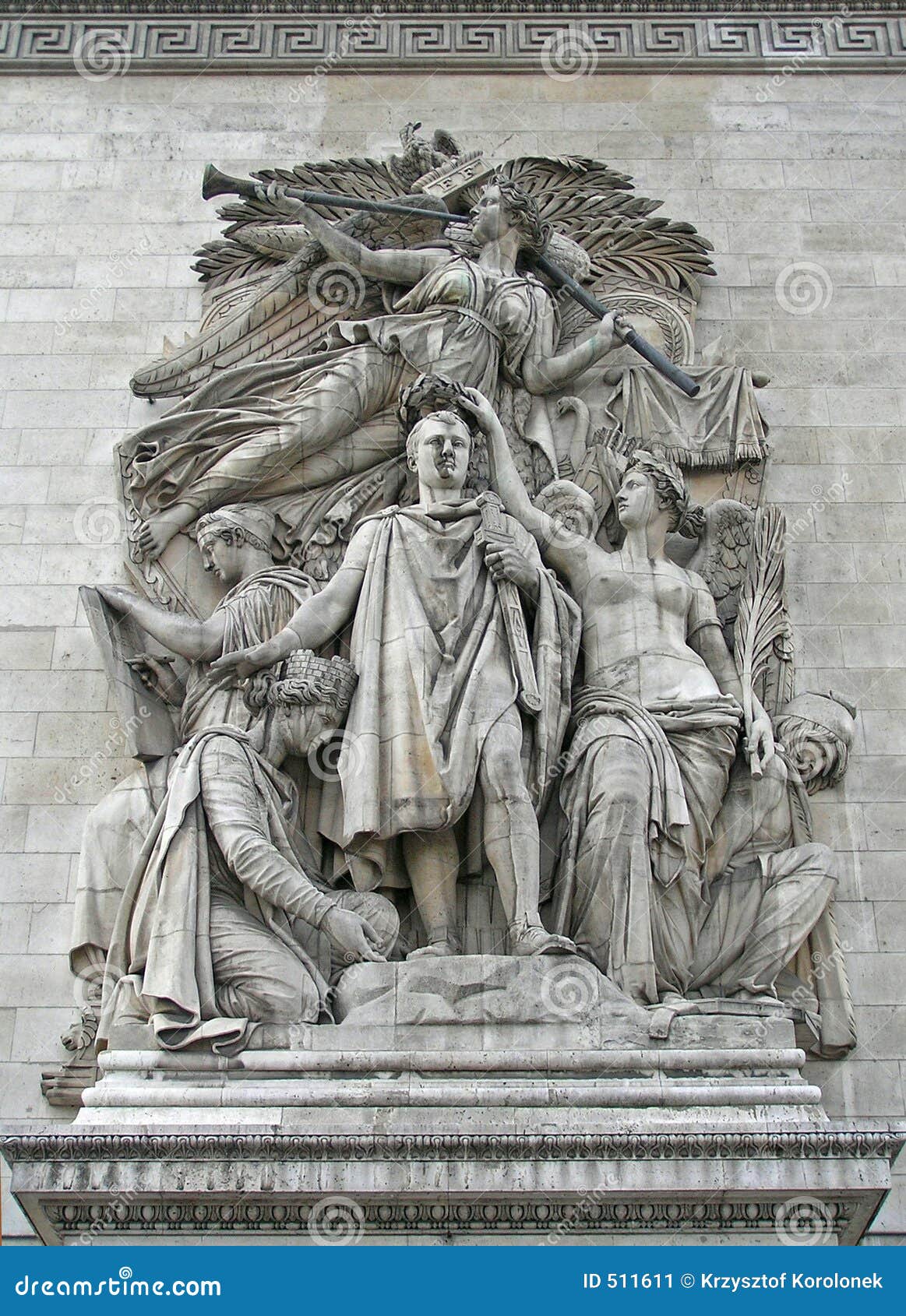 relief of the triumph of napoleon