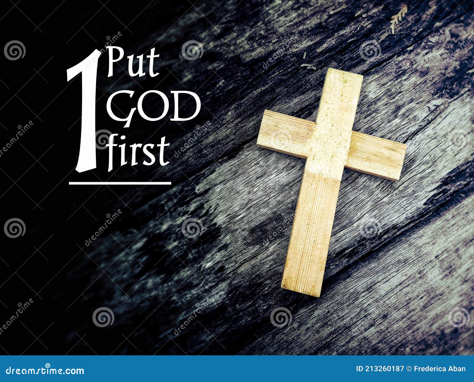 Put God First Bible Words God Stock Illustration 1888012294  Shutterstock