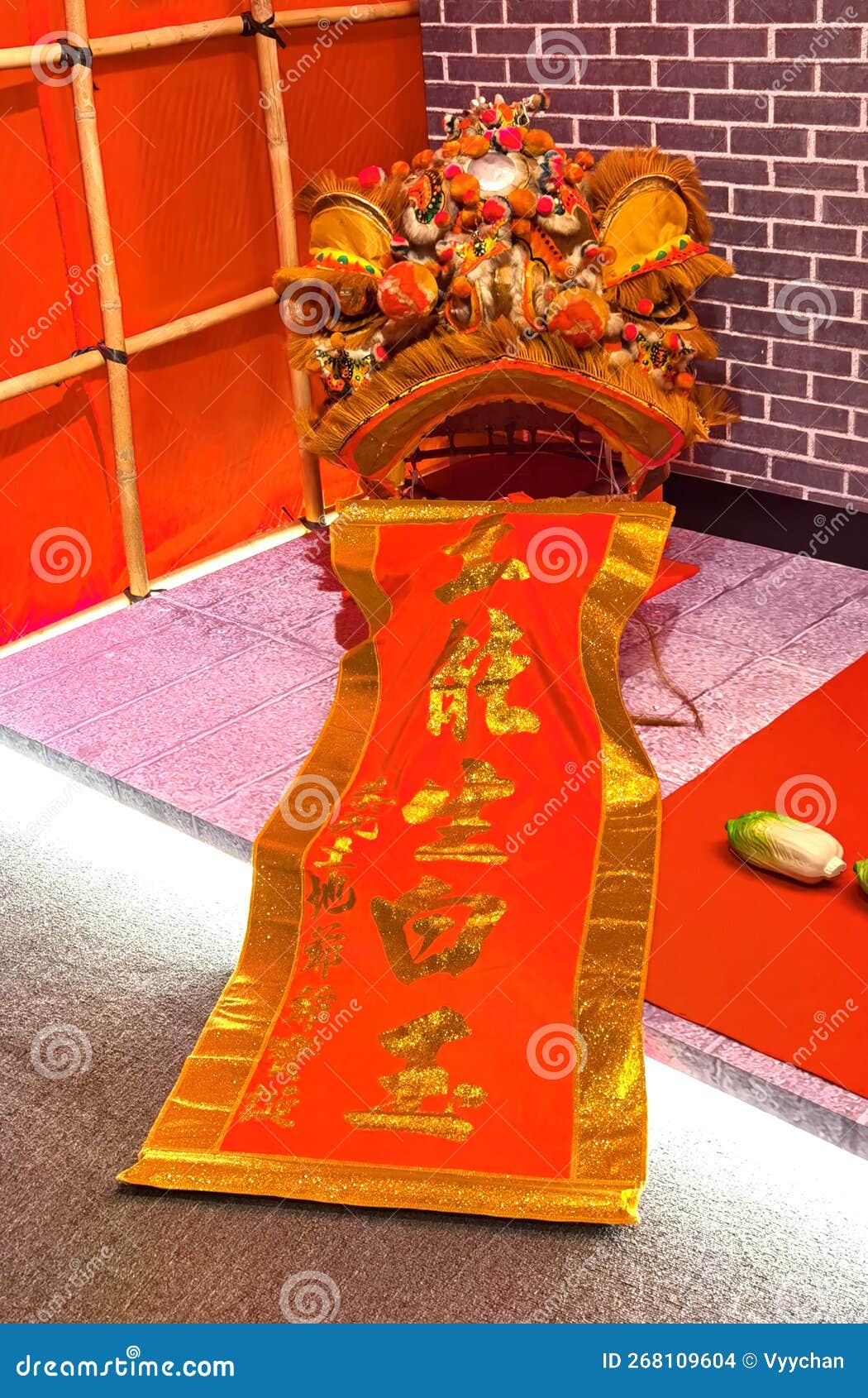 religion macau tudi festival earth god statue guardian blessed land belief custom macao tou tei altar shrine lion head scrolls