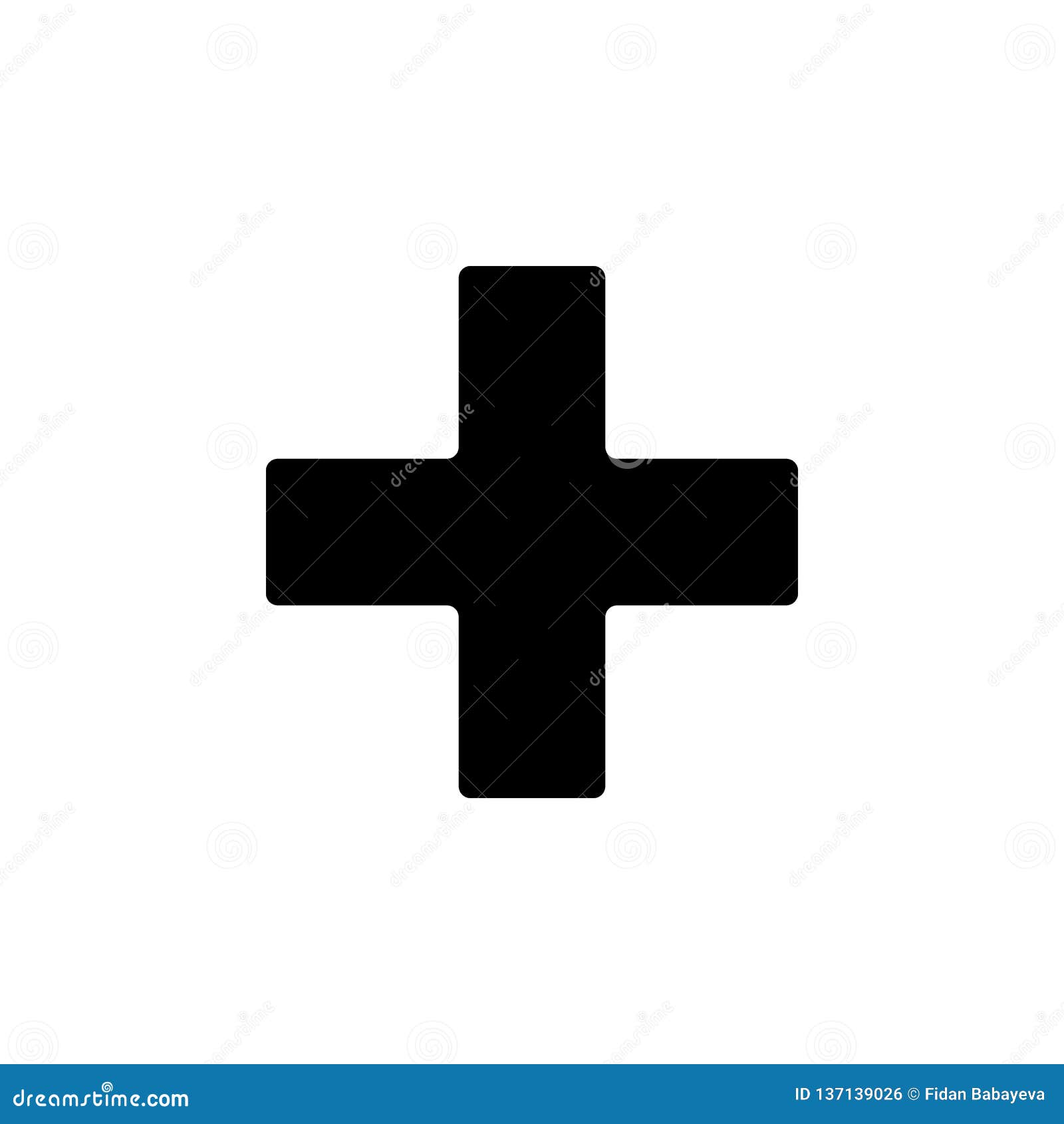 Religion Symbol, Greek Cross Icon. Element Of Religion ...