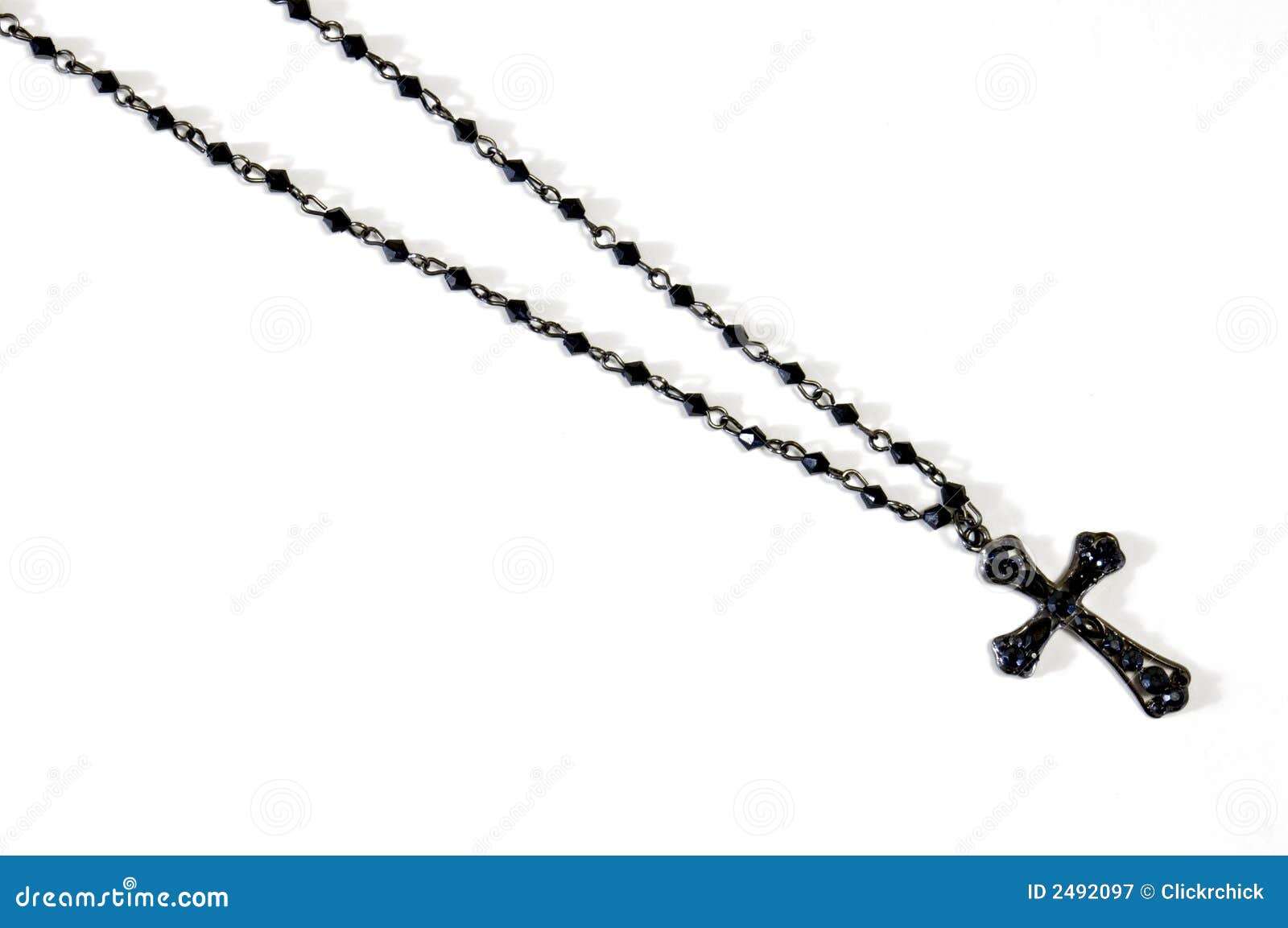 Religious Cross Necklace stock image. Image of adornment - 2492097