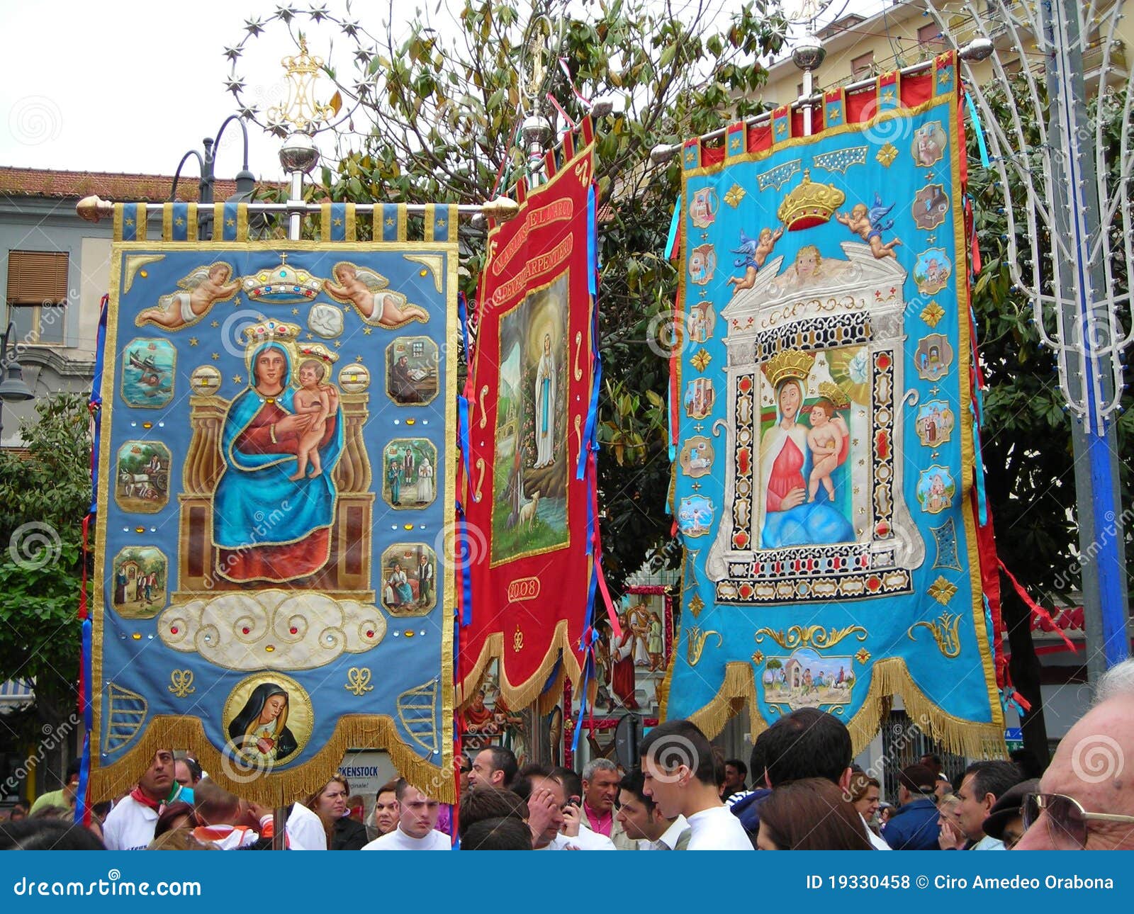 Religious Feast in South Italy Editorial Stock Photo Image of