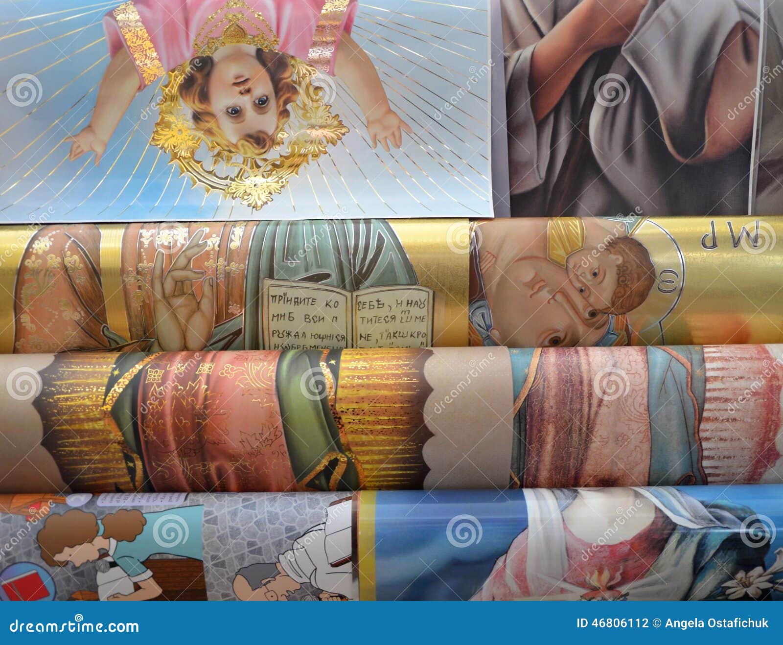 Religious Posters editorial photography. Image of display 46806112