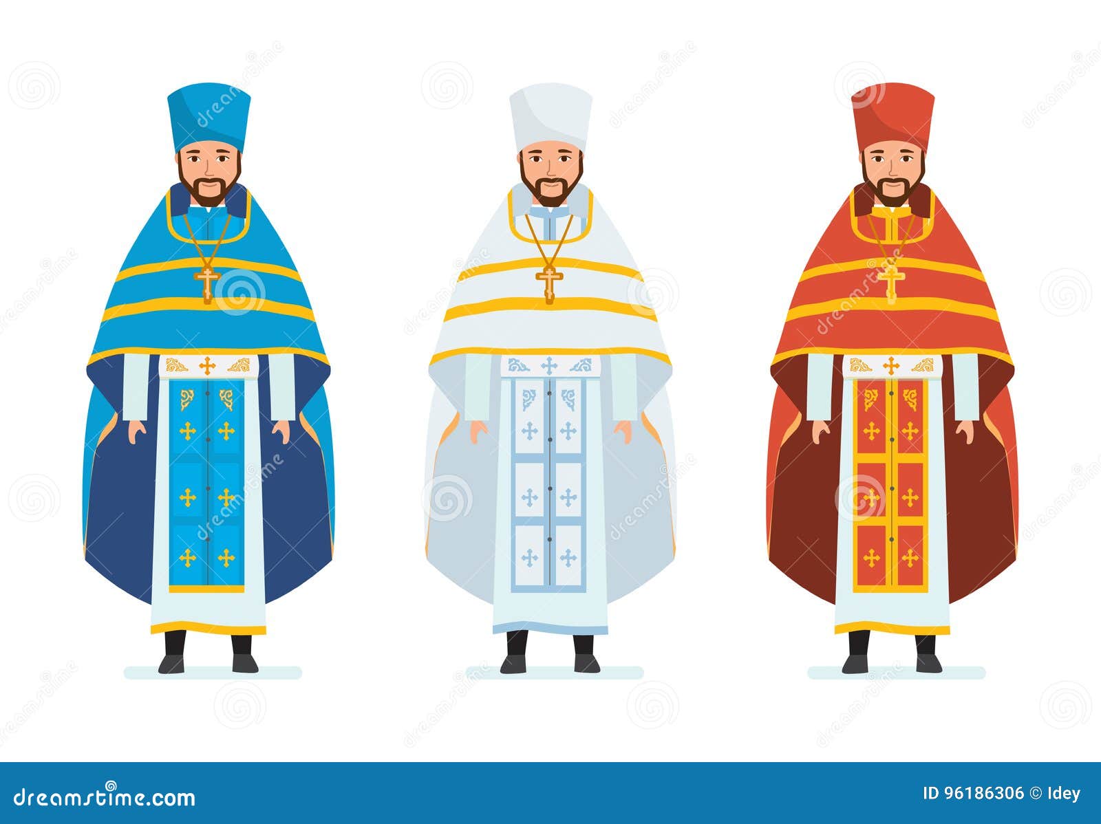 Religious Priests, in Beautiful Spiritual Robes, Cassocks, Vestments ...